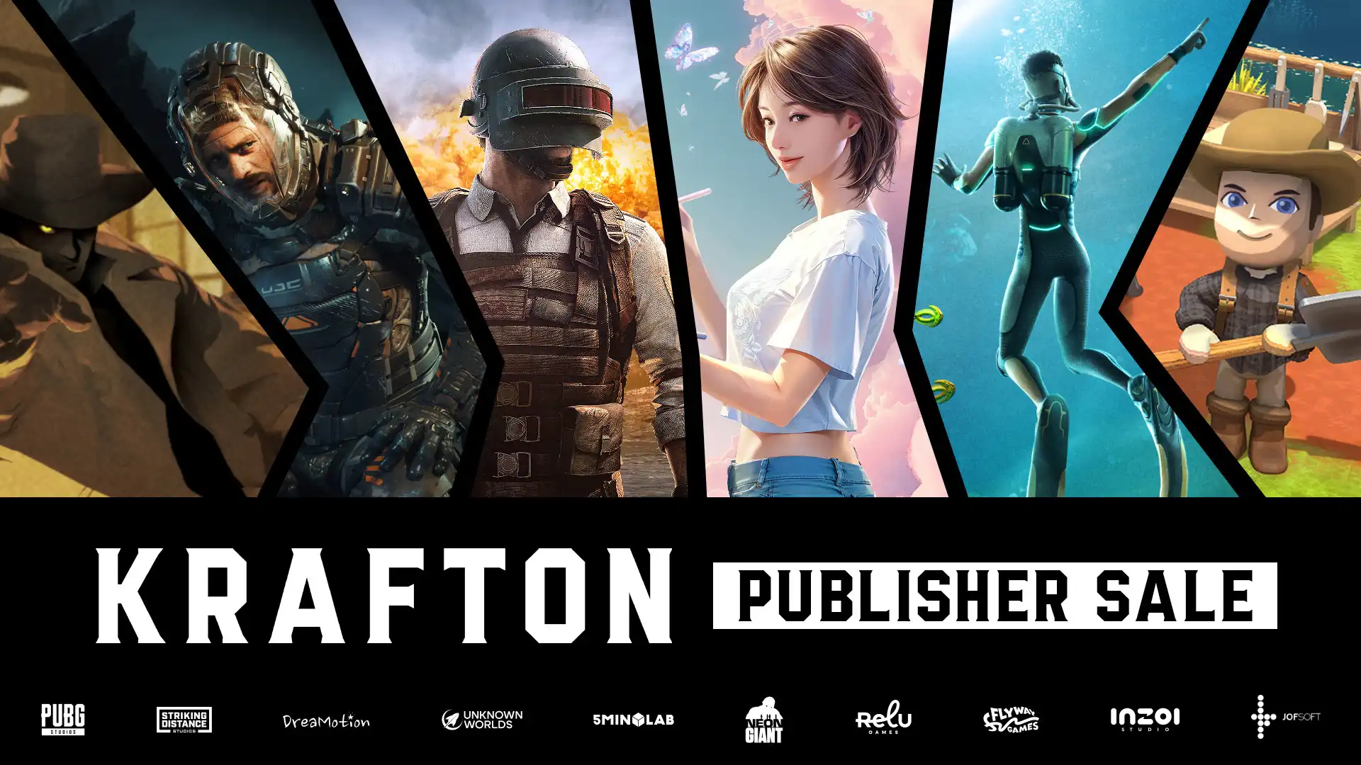 KRAFTON 首次推出 Steam 發行商特賣活動，多達 17 款遊戲折扣優惠！