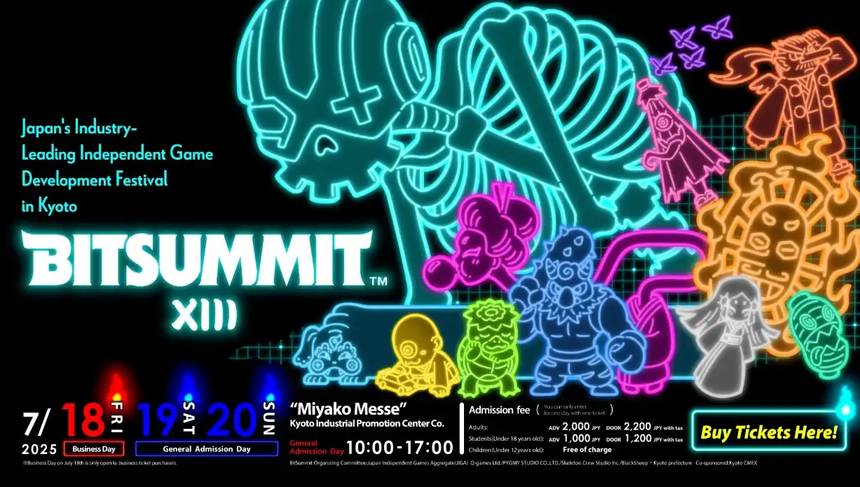 《夢閃少女》與 3 款臺灣遊戲將隨放視大賞，飛往日本最大獨立遊戲展 BITSUMMIT！