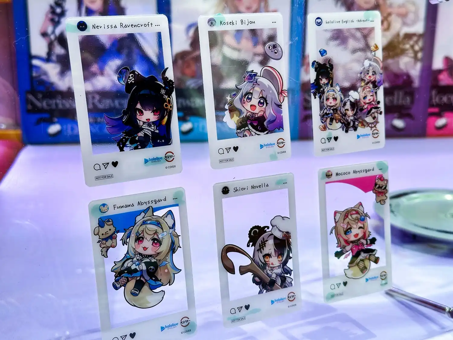 【開箱】壽司郎 ×《hololive English -Advent-》降臨組的五名人氣 Vtuber 一次收集！