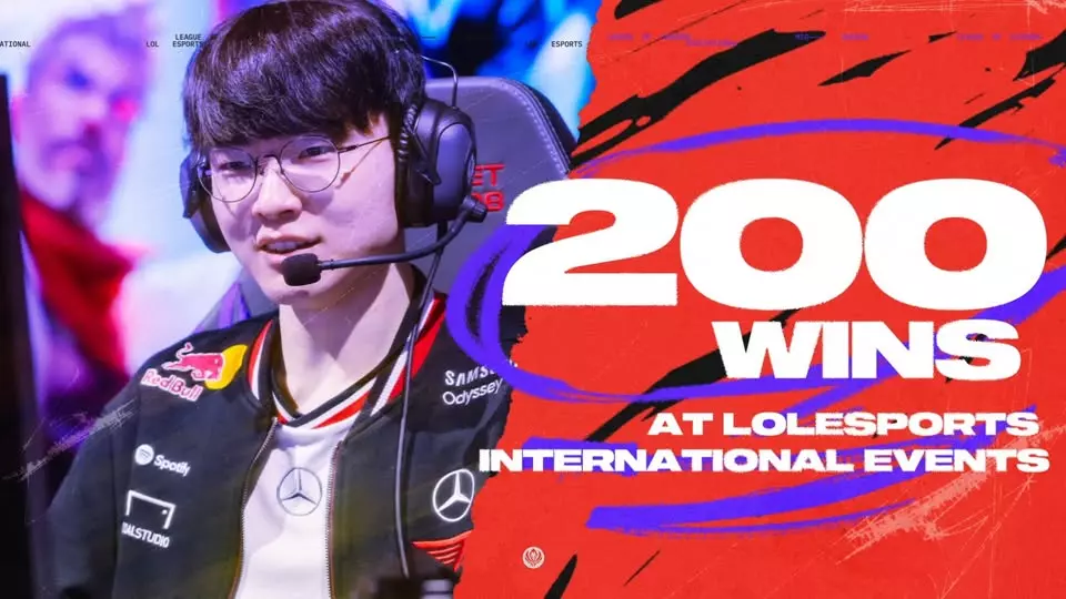 Faker 200勝