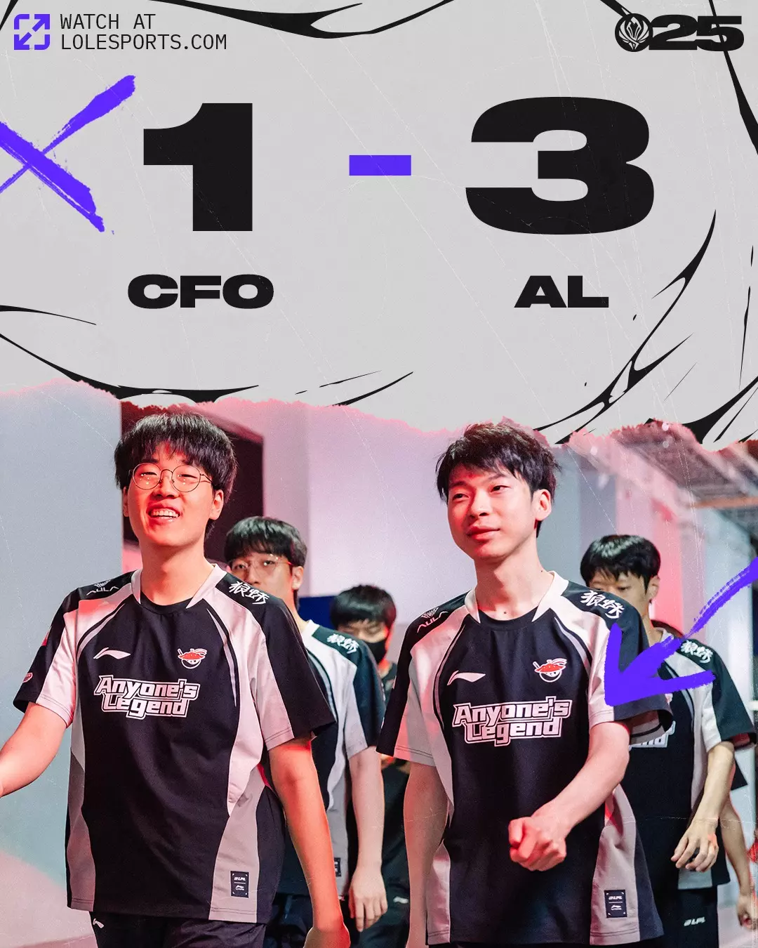 AL3:1淘汰CFO