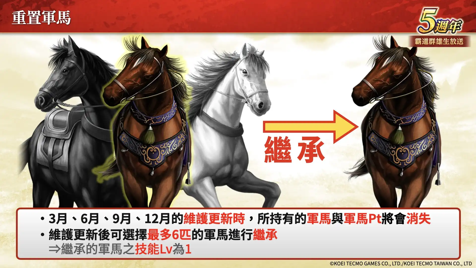 『三國志 霸道』新賽季「烽火連天」開幕！全新 LR 武將「荀彧」、「田豐」於 9 月更新登場 ～新功能「軍馬」登場～