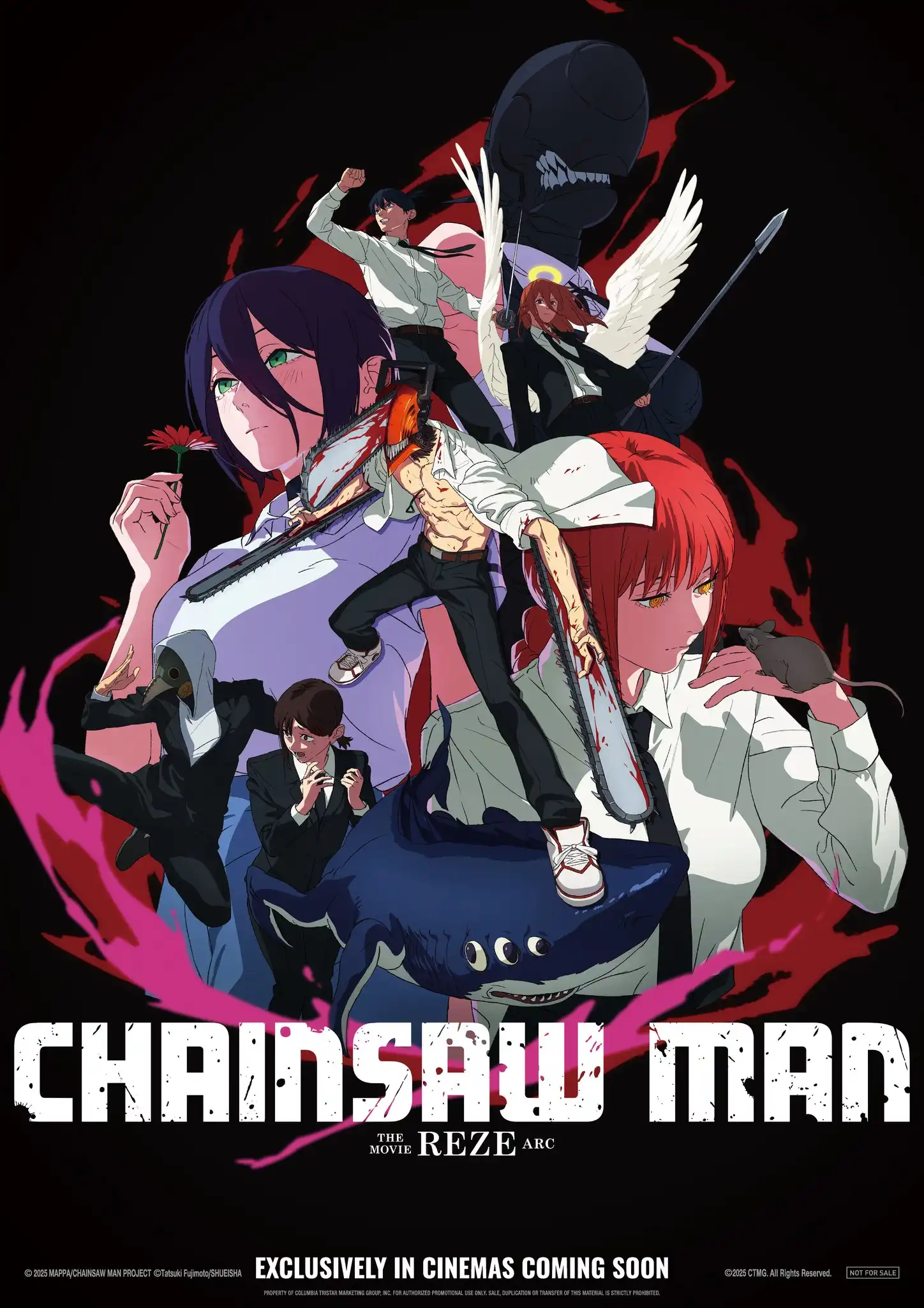 《鏈鋸人 蕾潔篇》黃牛惡魔的敗北！索尼影業宣布加印各週特典海報
