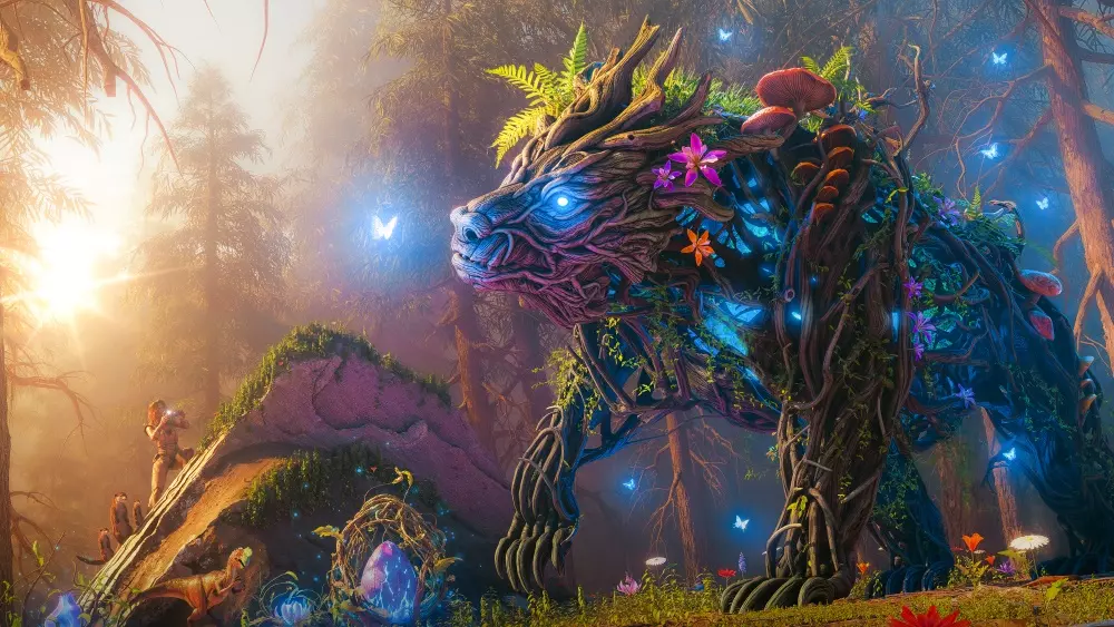 開放世界恐龍生存動作遊戲《ARK : Survival Ascended》PlayStation®5版 免費追加內容「Valguero」開放下載！全新的地圖與生物隆重登場！