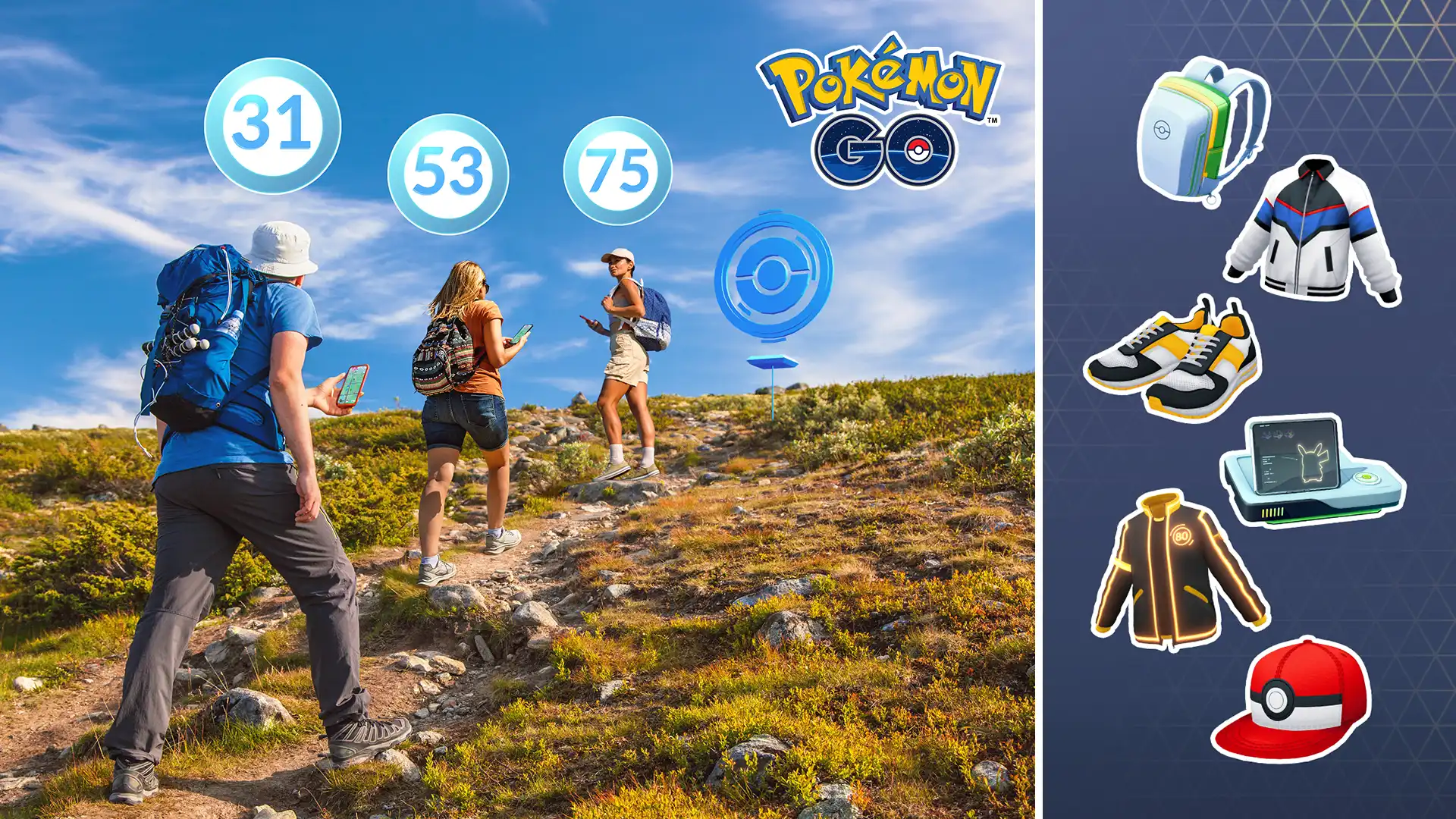 圖1-《Pokémon GO》推出重大更新，2025年10月15日起推出全新升級獎勵更新內容！帶來全新獎勵、換裝道具與道具「速孵蛋」等豐富內容