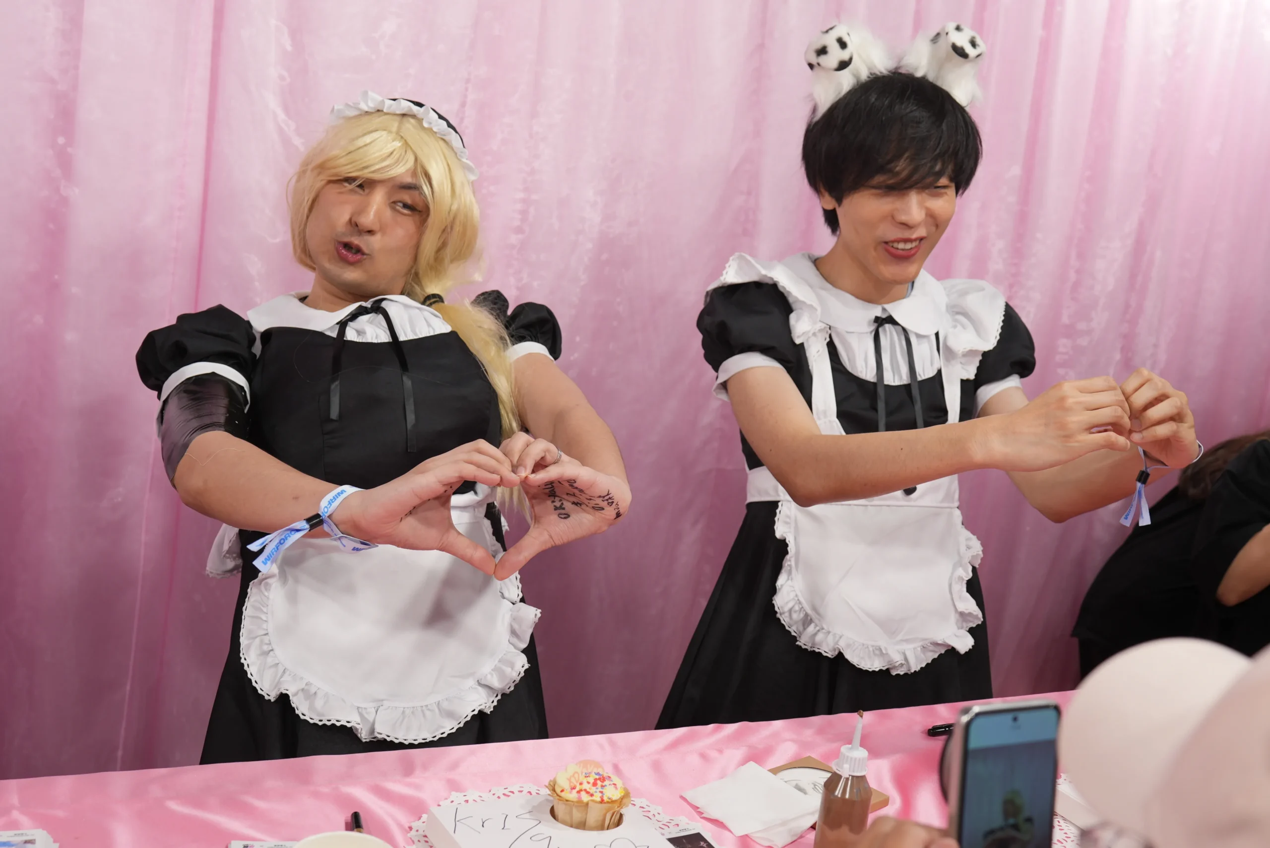 WirForce 2025 超有梗實況主女僕咖啡廳，夾雜驚喜與驚嚇的服務