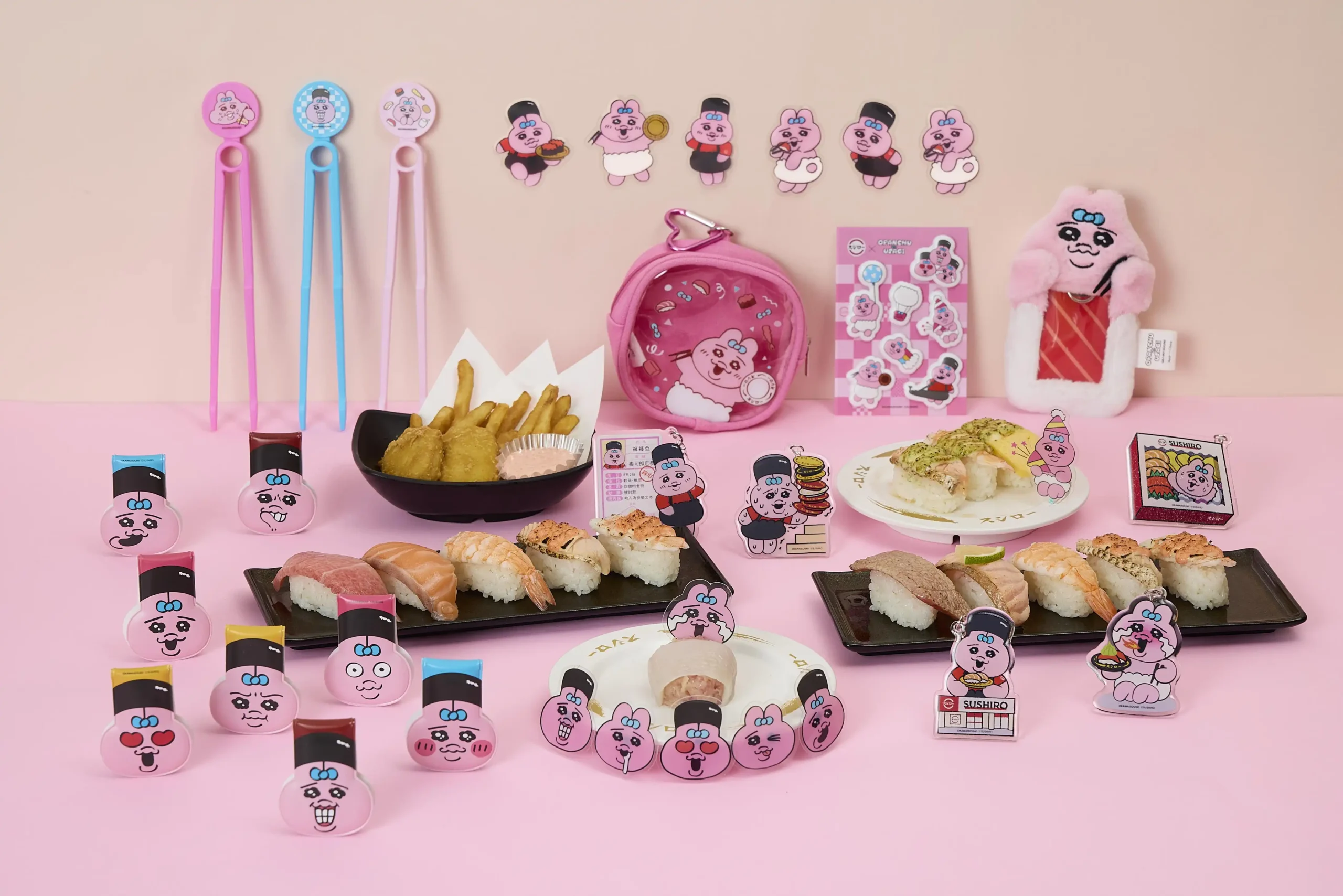 壽司郎 ×《褲褲兔》粉紅派對 11 月 24 日起全台開趴囉！限量周邊商品、可愛餐點一次全收服。