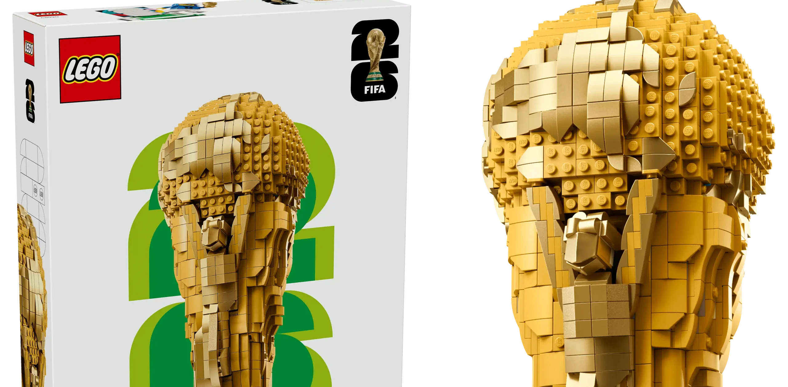 迎戰 2026 世足賽！樂高®集團跨界攜手運動賽事 FIFA 世界盃足球賽 1:1 比例「43020 FIFA 世界盃™ 官方獎盃」即日起開放搶先預購