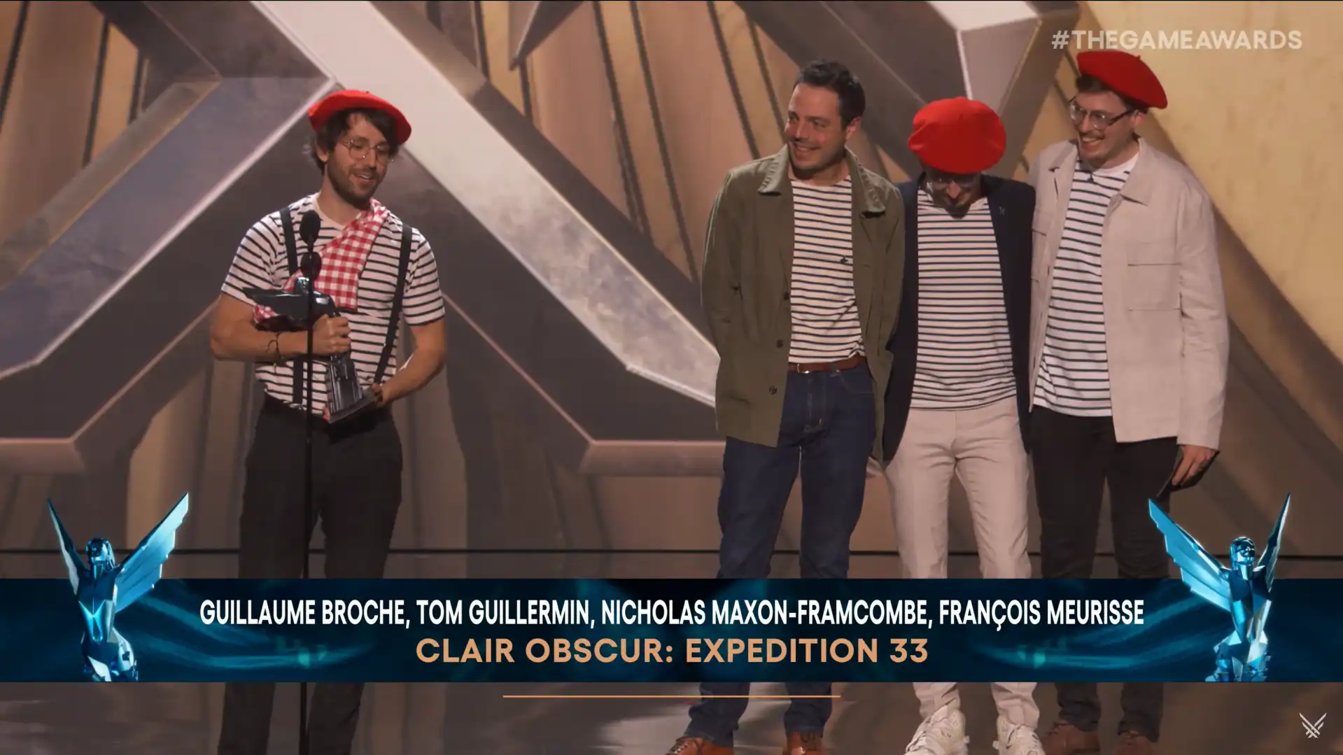 【2025 TGA】遊戲大獎年度遊戲獎獲獎名單一覽 《光與影：33號遠征隊》榮獲年度最佳遊戲與多座獎項