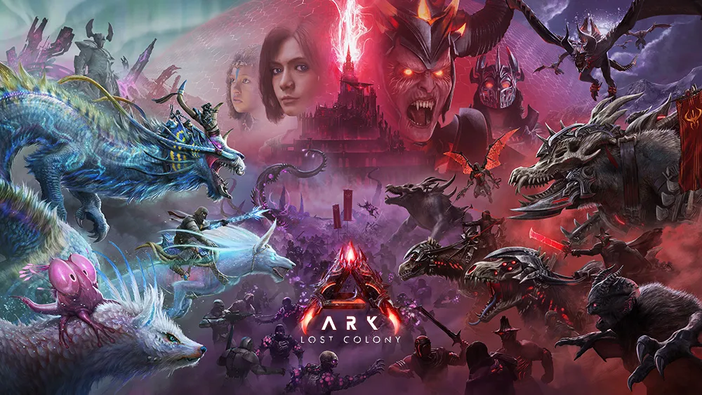 ARK_LostColony_Keyart＆Logo