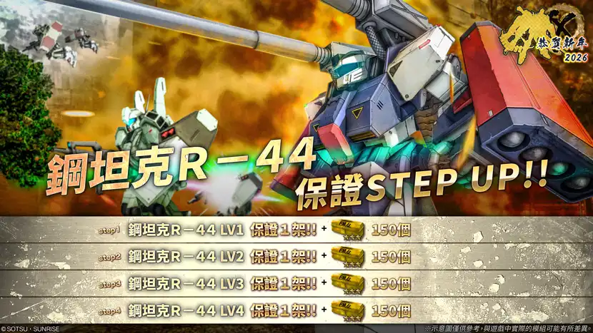 PlayStation®5/PlayStation®4『機動戰士鋼彈　激戰任務 ２』決定舉辦「恭賀新年 2026」！新機體「海盜鋼彈Ｘ１ 全覆式披風型​」參戰！!