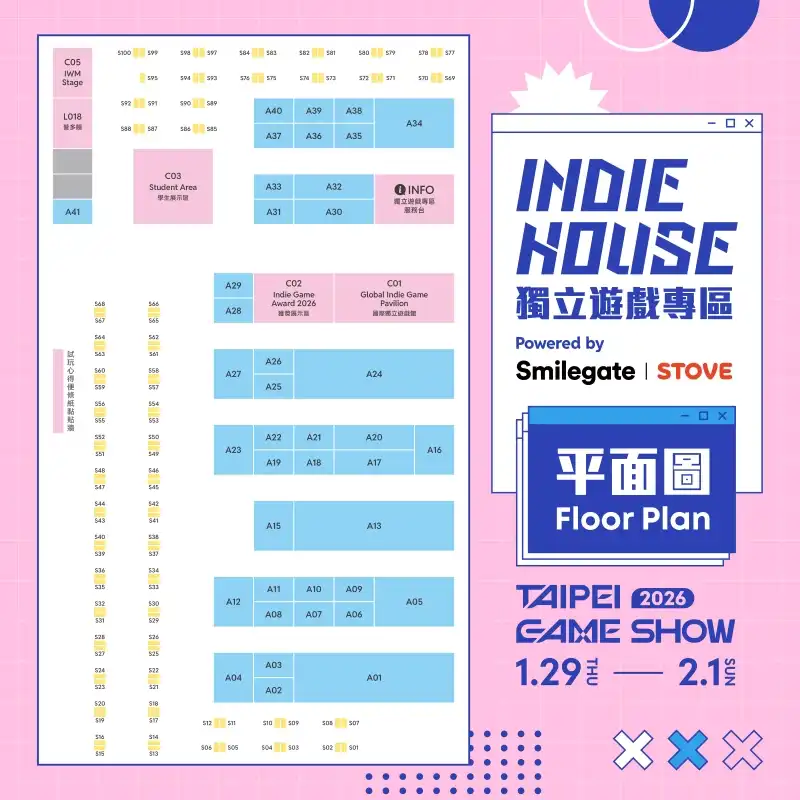 破 250 款獨立遊戲玩翻天！2026 台北電玩展 Indie House 參展陣容大公開 新作、熱門作品通通有！海內外頂級團隊齊聚　線上遊戲特賣會最低 1 折起