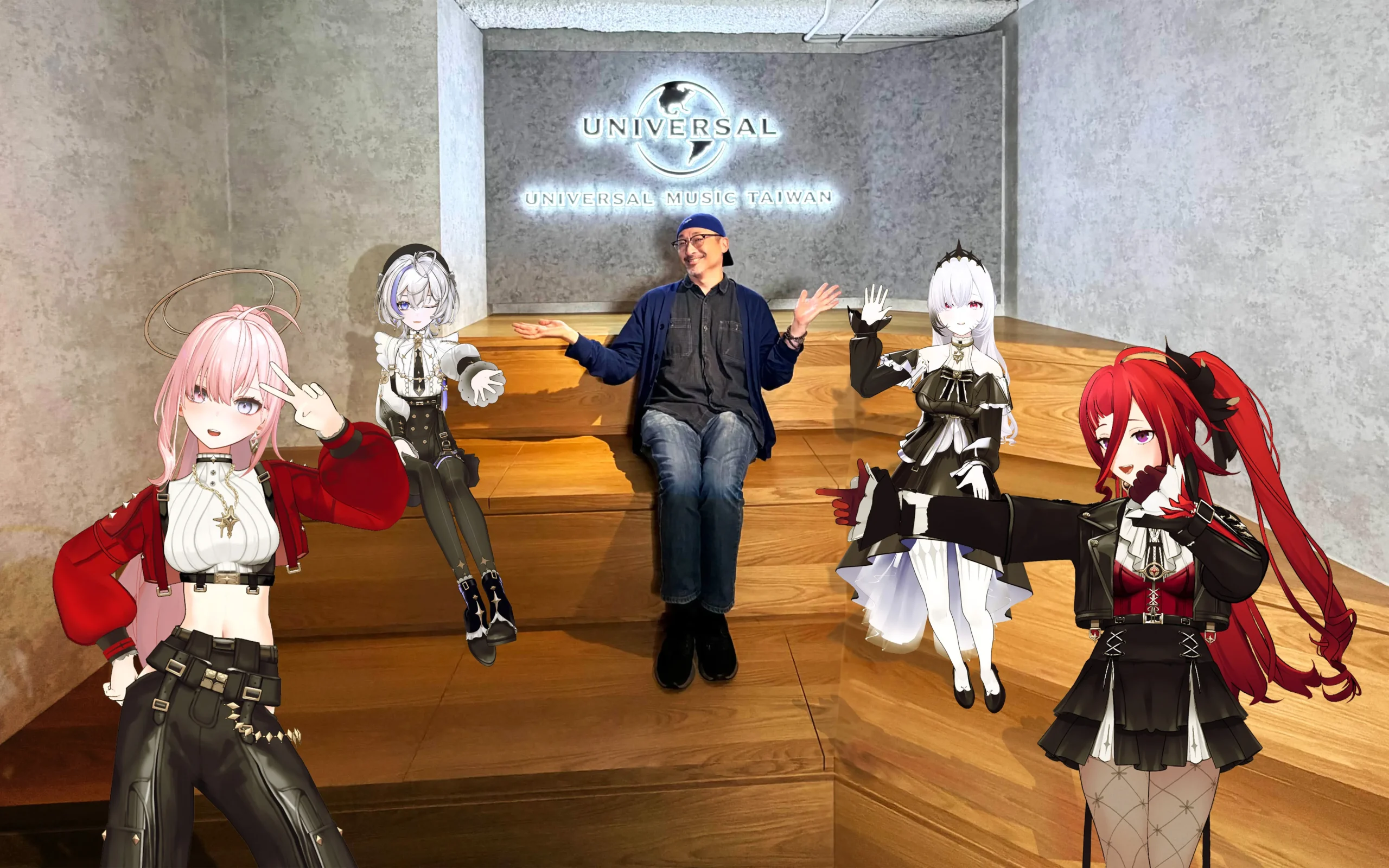 春魚創意重磅宣布，旗下 Vtuber 團體《極深空計畫》將與環球音樂共同打造主流出道企劃