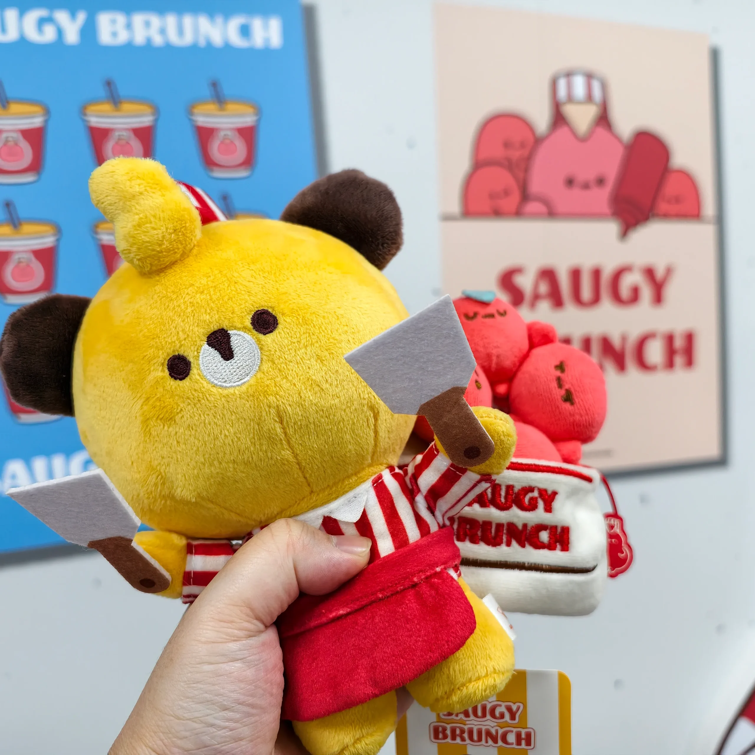 【開箱】超可愛的 dtto friends 台式早餐店現身西門地下市！《SAUGY BRUNCH》主題快閃店即日登場