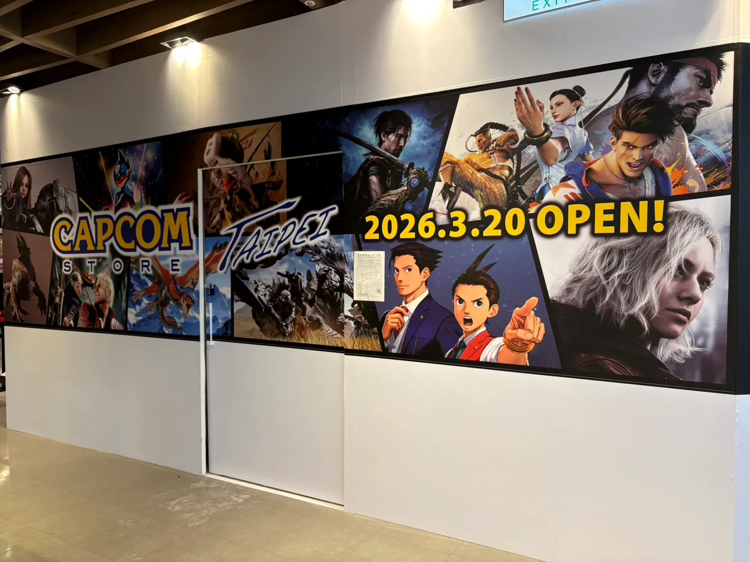 「CAPCOM STORE TAIPEI」海外直營店將於 3 月 20 日隆重開幕！