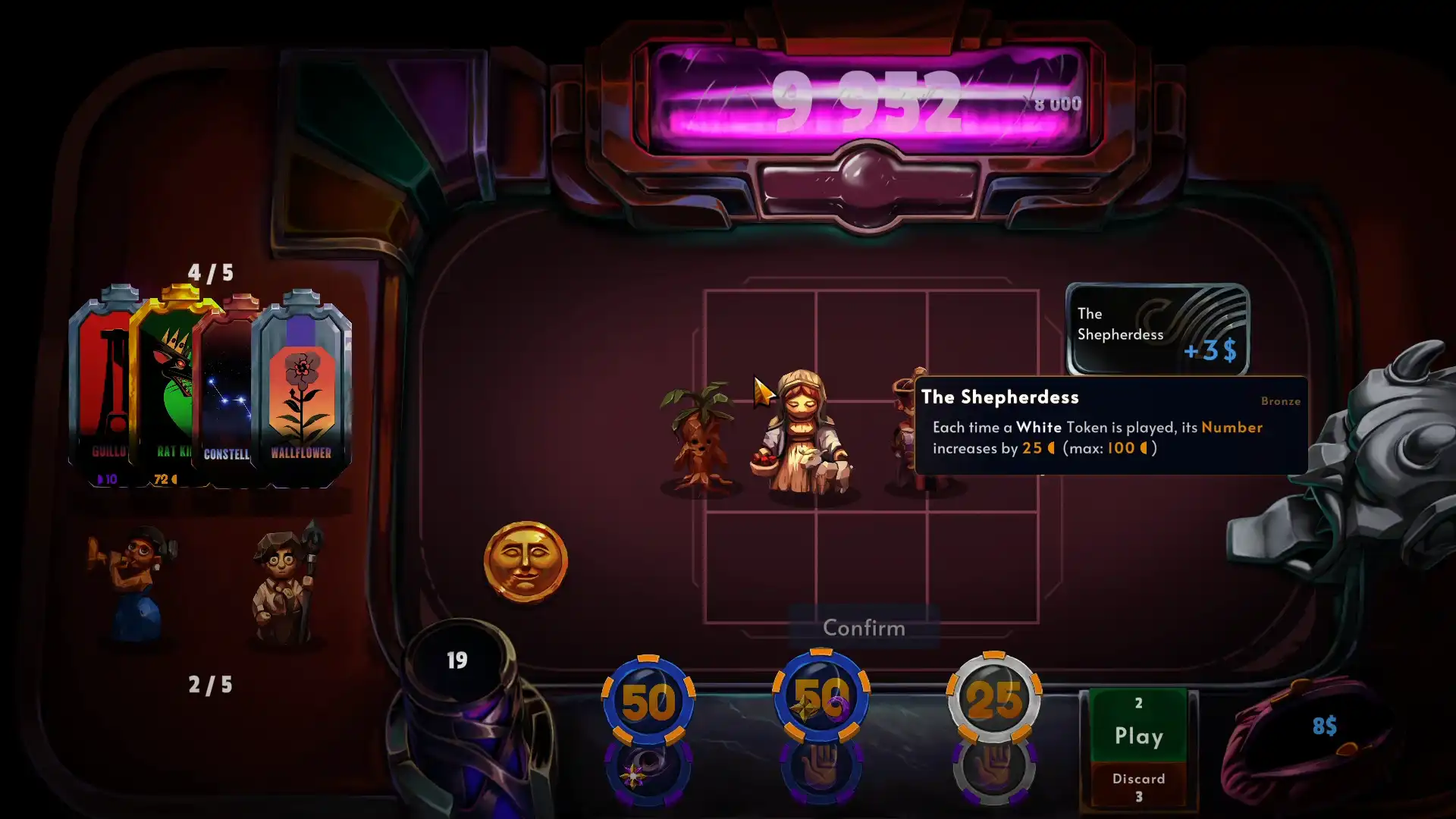 《TOKENS》正式公布：以「代幣」取代卡牌的Roguelike構築新作，Demo已於Steam上線