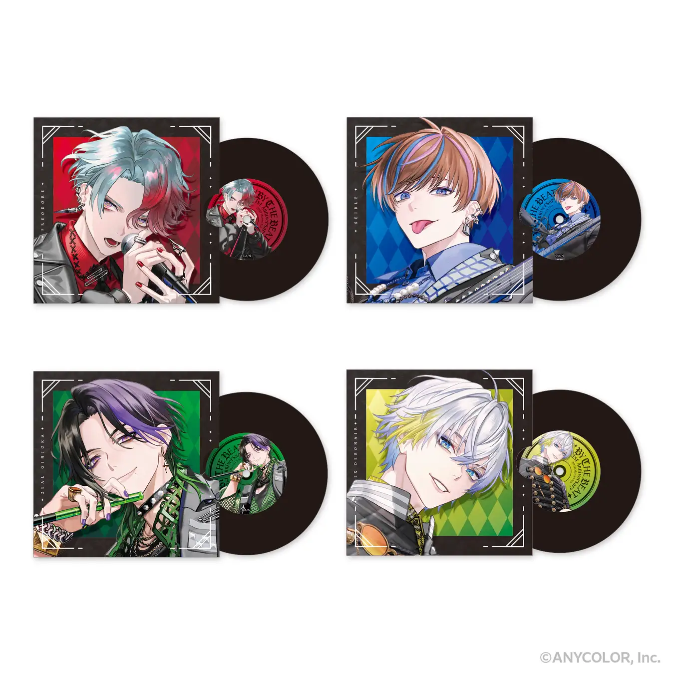 彩虹社 NIJISANJI EN「BY THE BEAT」一週年紀念原創週邊全球同步發售！3 月 15 日起開放預購