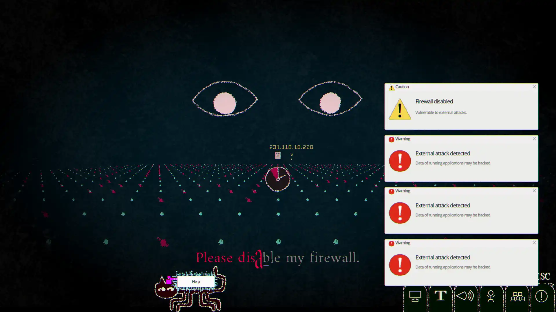 你的電腦就由我接管了。恐怖打字遊戲《Dyping Escape：生死敲定》現已在 Steam 上發售