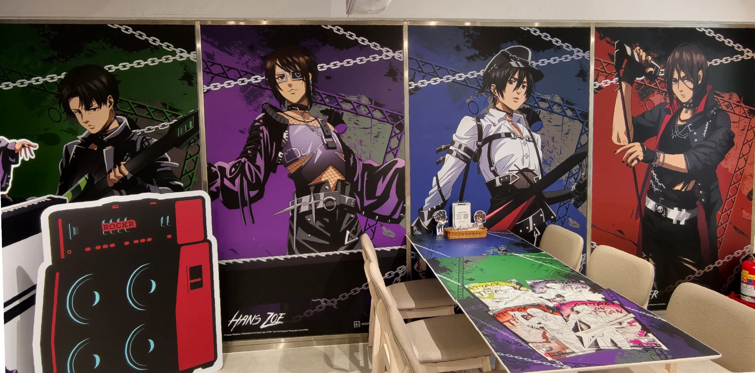 【開箱】《進擊的巨人 搖滾世代》ｘ次元波板糖聯動主題餐廳，人氣 IP 全新風貌！