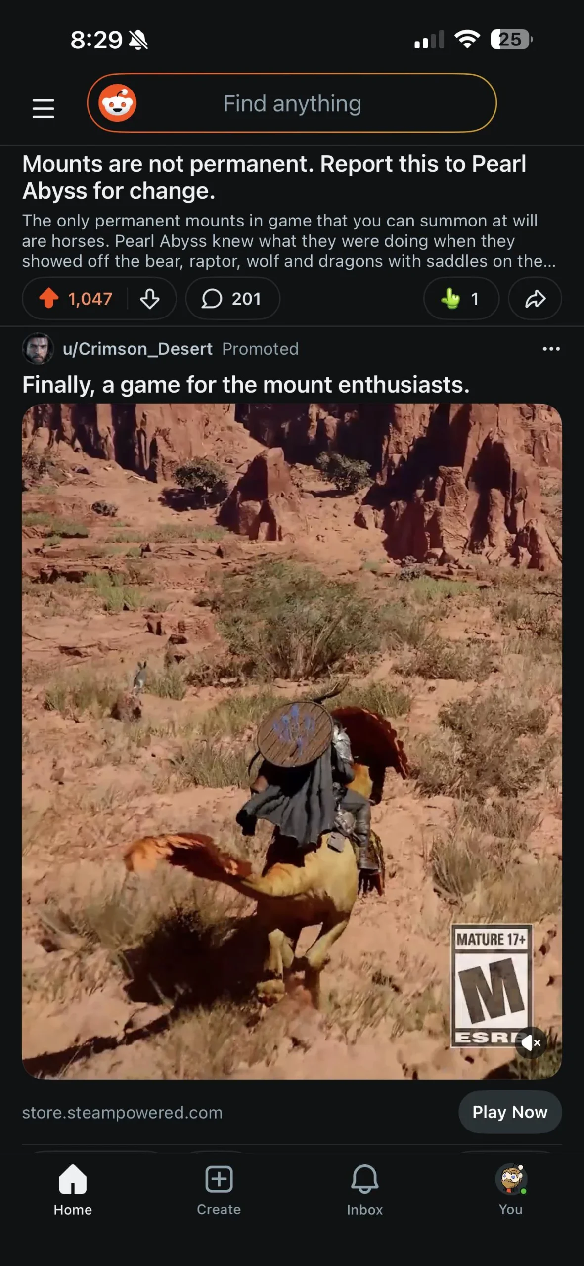 廣告不實？玩家抱怨《赤血沙漠》野外坐騎無法永久馴服