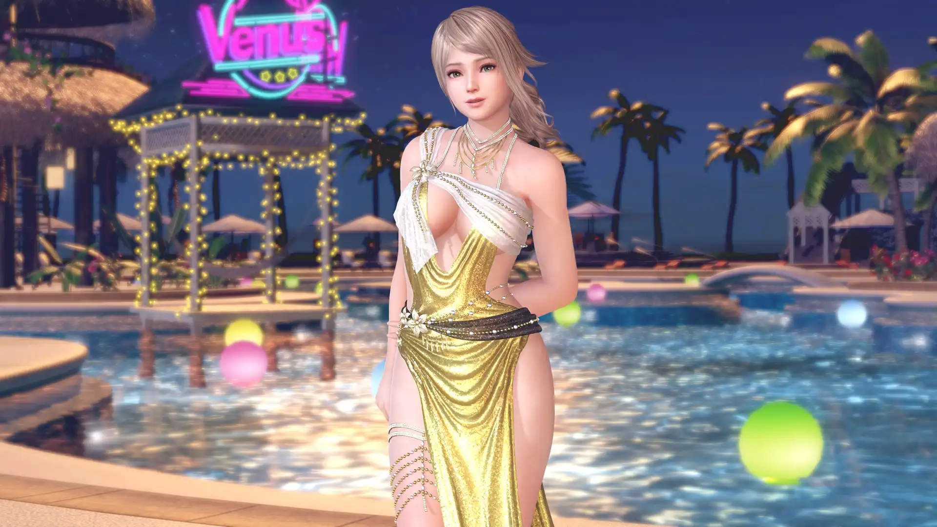 《DEAD OR ALIVE Xtreme Venus Vacation》慶祝 7 週年！身穿派對禮服泳裝慶祝♥～紀念穿搭抽卡最多免費 70 抽！～