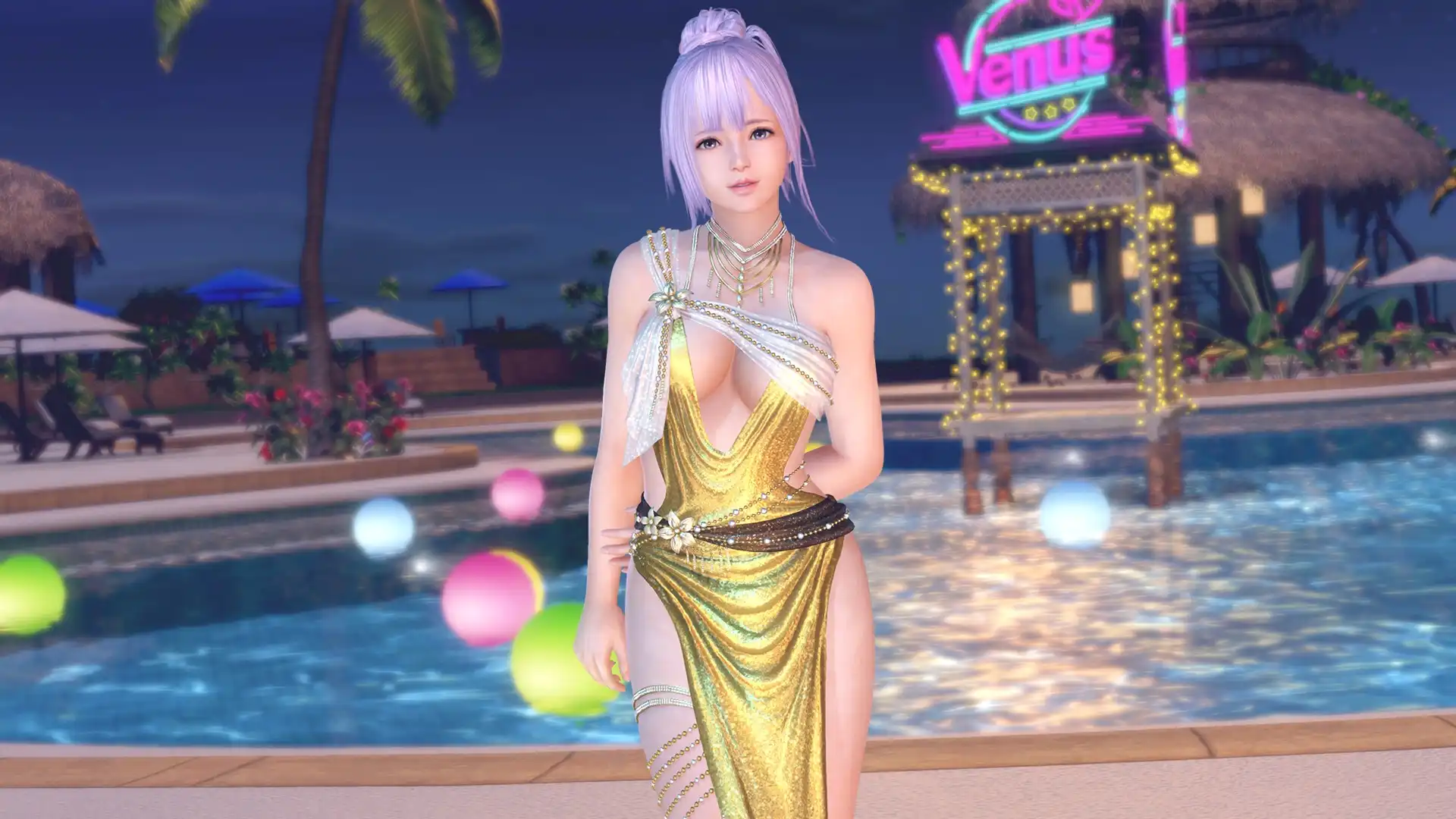 《DEAD OR ALIVE Xtreme Venus Vacation》慶祝 7 週年！身穿派對禮服泳裝慶祝♥～紀念穿搭抽卡最多免費 70 抽！～