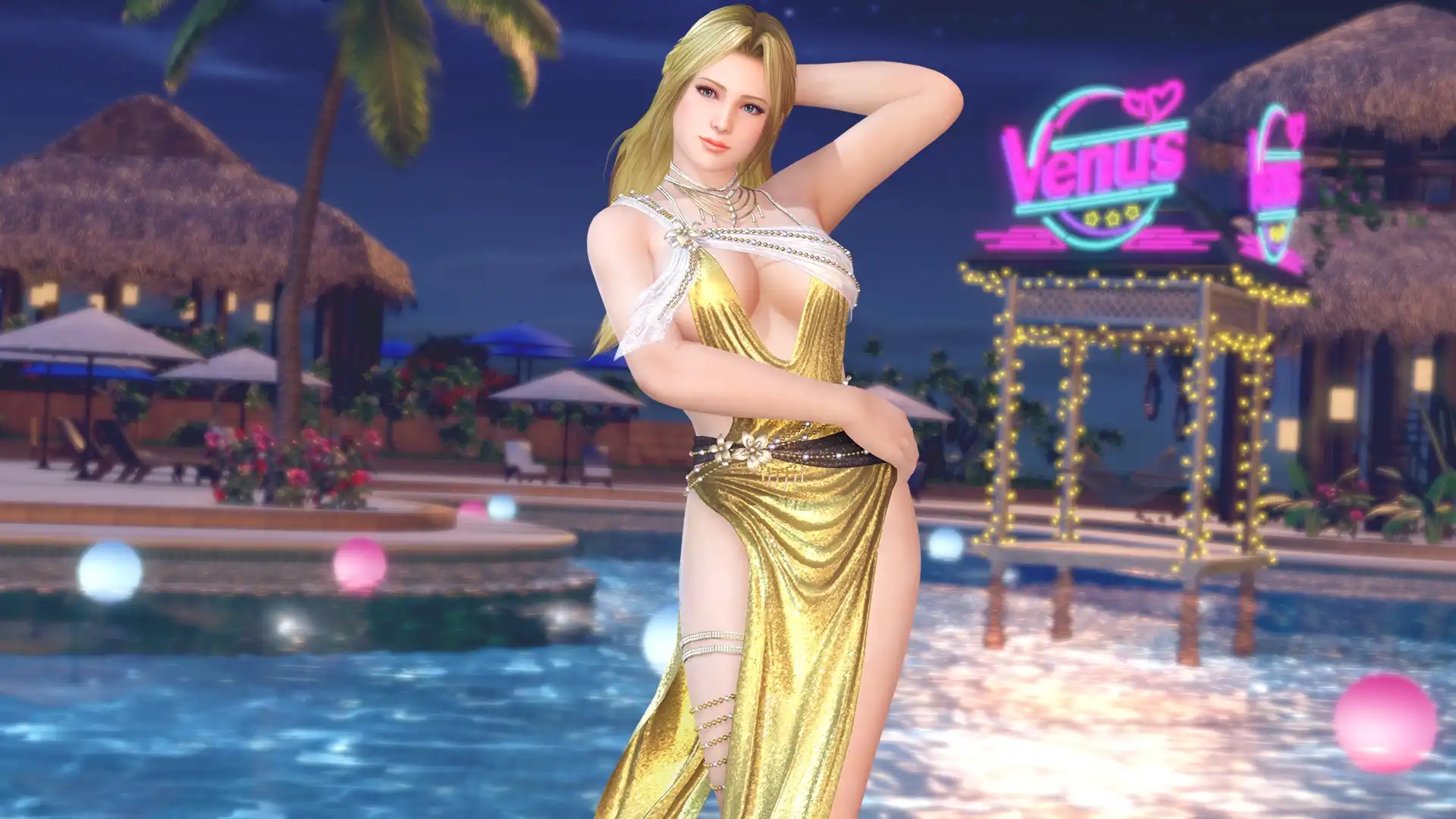 《DEAD OR ALIVE Xtreme Venus Vacation》慶祝 7 週年！身穿派對禮服泳裝慶祝♥～紀念穿搭抽卡最多免費 70 抽！～