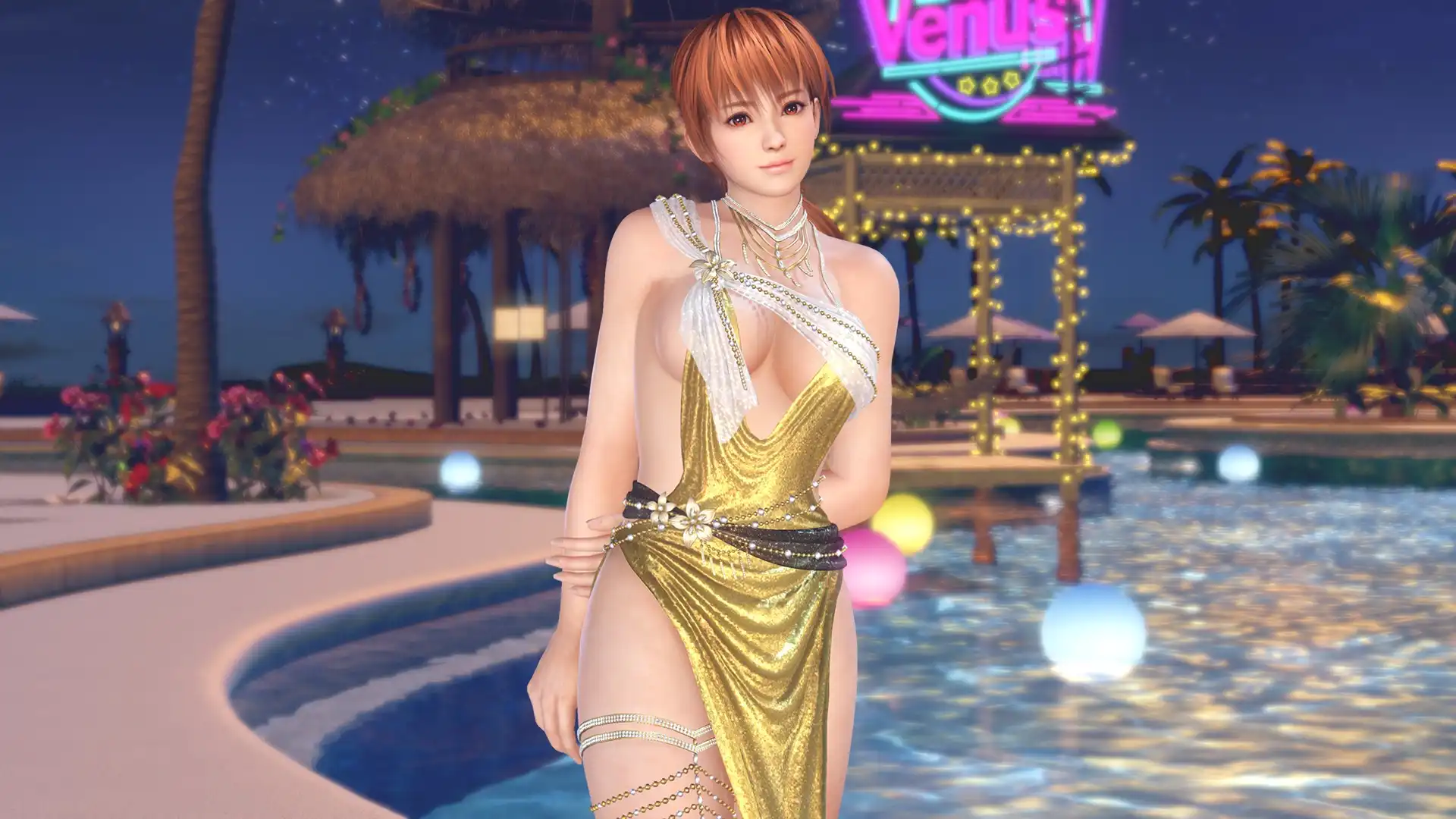 《DEAD OR ALIVE Xtreme Venus Vacation》慶祝 7 週年！身穿派對禮服泳裝慶祝♥～紀念穿搭抽卡最多免費 70 抽！～