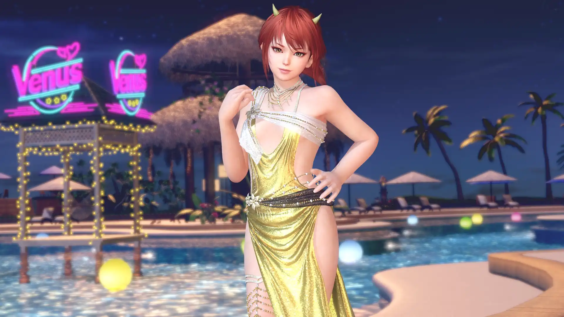 《DEAD OR ALIVE Xtreme Venus Vacation》慶祝 7 週年！身穿派對禮服泳裝慶祝♥～紀念穿搭抽卡最多免費 70 抽！～