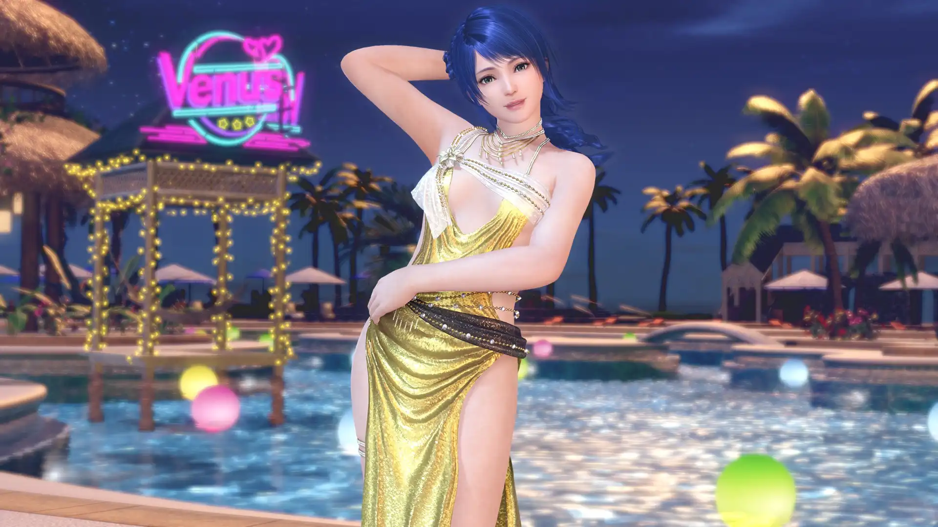 《DEAD OR ALIVE Xtreme Venus Vacation》慶祝 7 週年！身穿派對禮服泳裝慶祝♥～紀念穿搭抽卡最多免費 70 抽！～