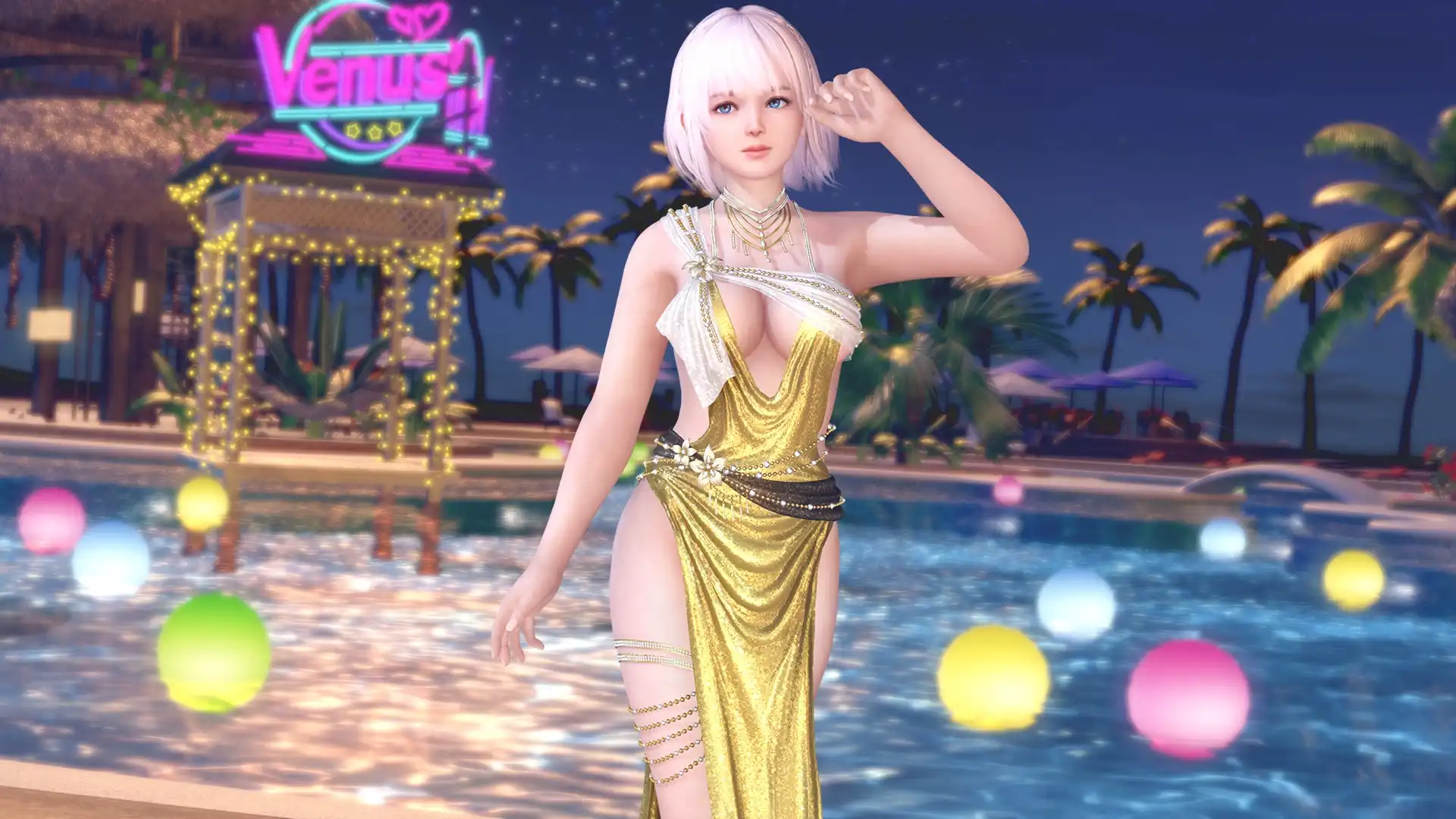 《DEAD OR ALIVE Xtreme Venus Vacation》慶祝 7 週年！身穿派對禮服泳裝慶祝♥～紀念穿搭抽卡最多免費 70 抽！～