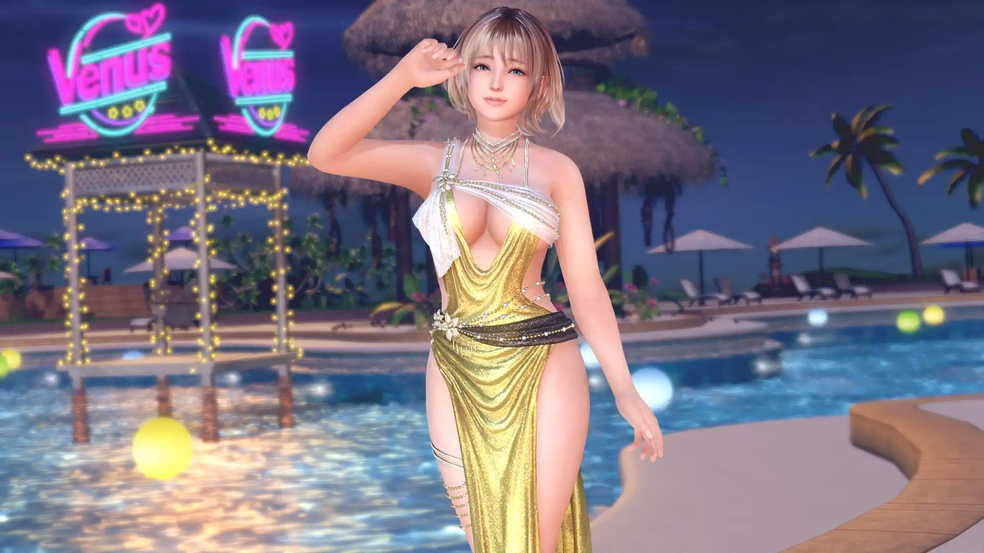 《DEAD OR ALIVE Xtreme Venus Vacation》慶祝 7 週年！身穿派對禮服泳裝慶祝♥～紀念穿搭抽卡最多免費 70 抽！～