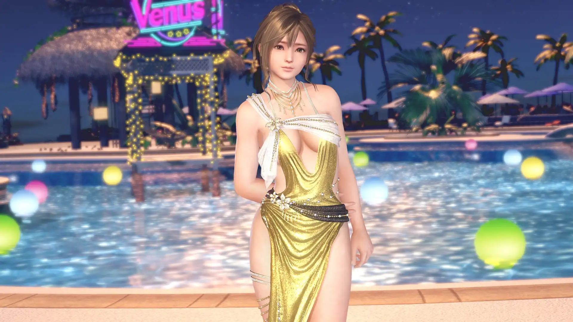 《DEAD OR ALIVE Xtreme Venus Vacation》慶祝 7 週年！身穿派對禮服泳裝慶祝♥～紀念穿搭抽卡最多免費 70 抽！～