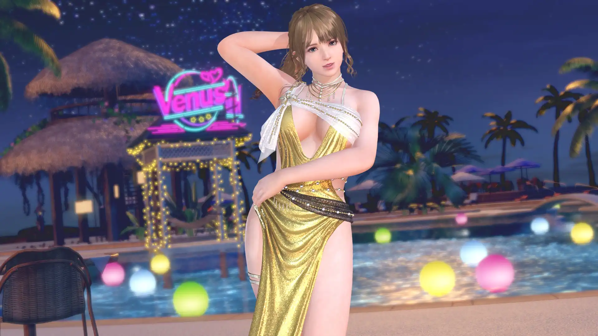 《DEAD OR ALIVE Xtreme Venus Vacation》慶祝 7 週年！身穿派對禮服泳裝慶祝♥～紀念穿搭抽卡最多免費 70 抽！～