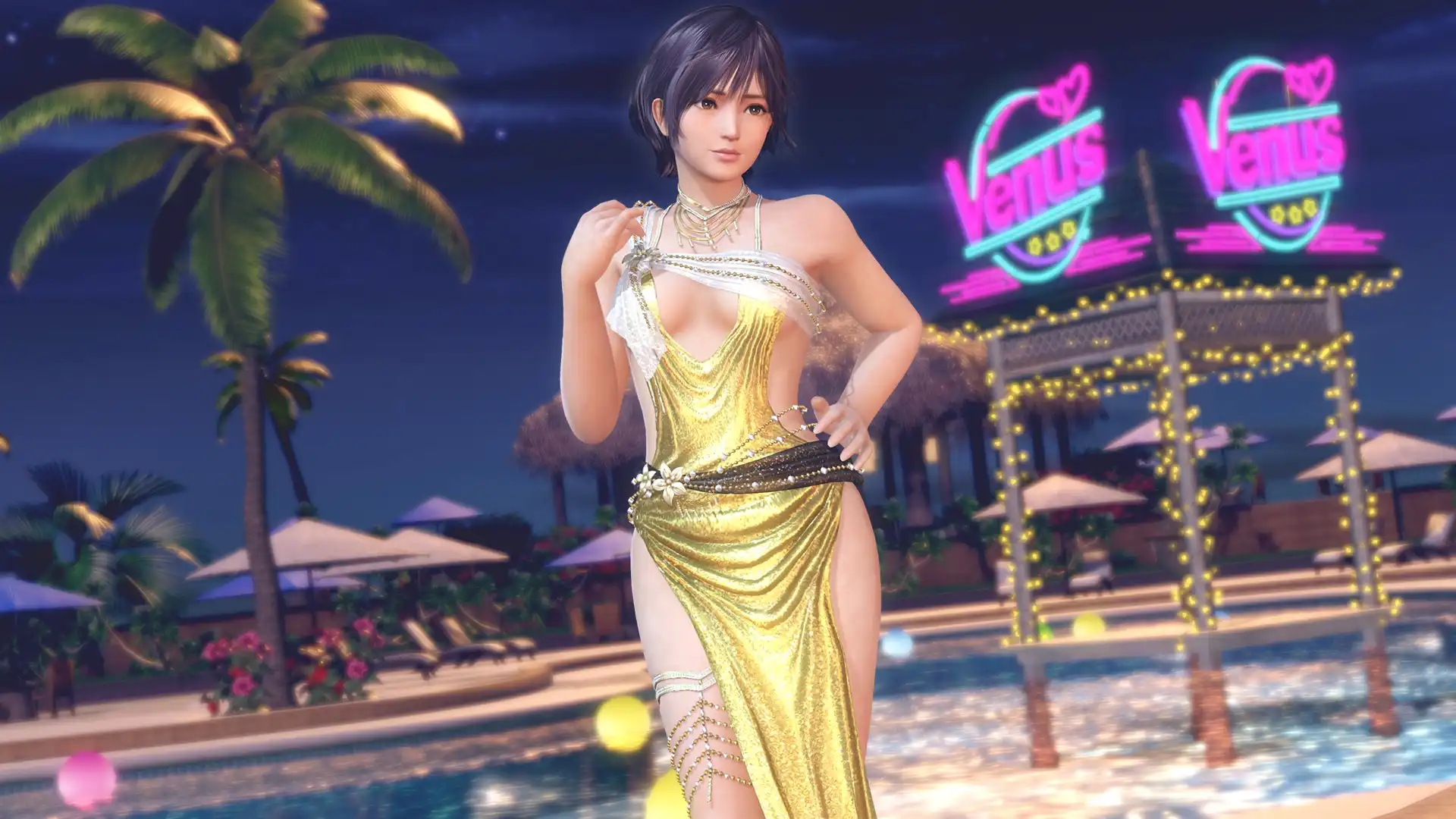 《DEAD OR ALIVE Xtreme Venus Vacation》慶祝 7 週年！身穿派對禮服泳裝慶祝♥～紀念穿搭抽卡最多免費 70 抽！～