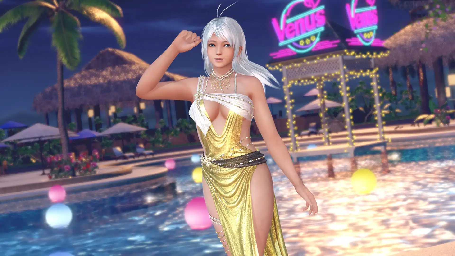 《DEAD OR ALIVE Xtreme Venus Vacation》慶祝 7 週年！身穿派對禮服泳裝慶祝♥～紀念穿搭抽卡最多免費 70 抽！～