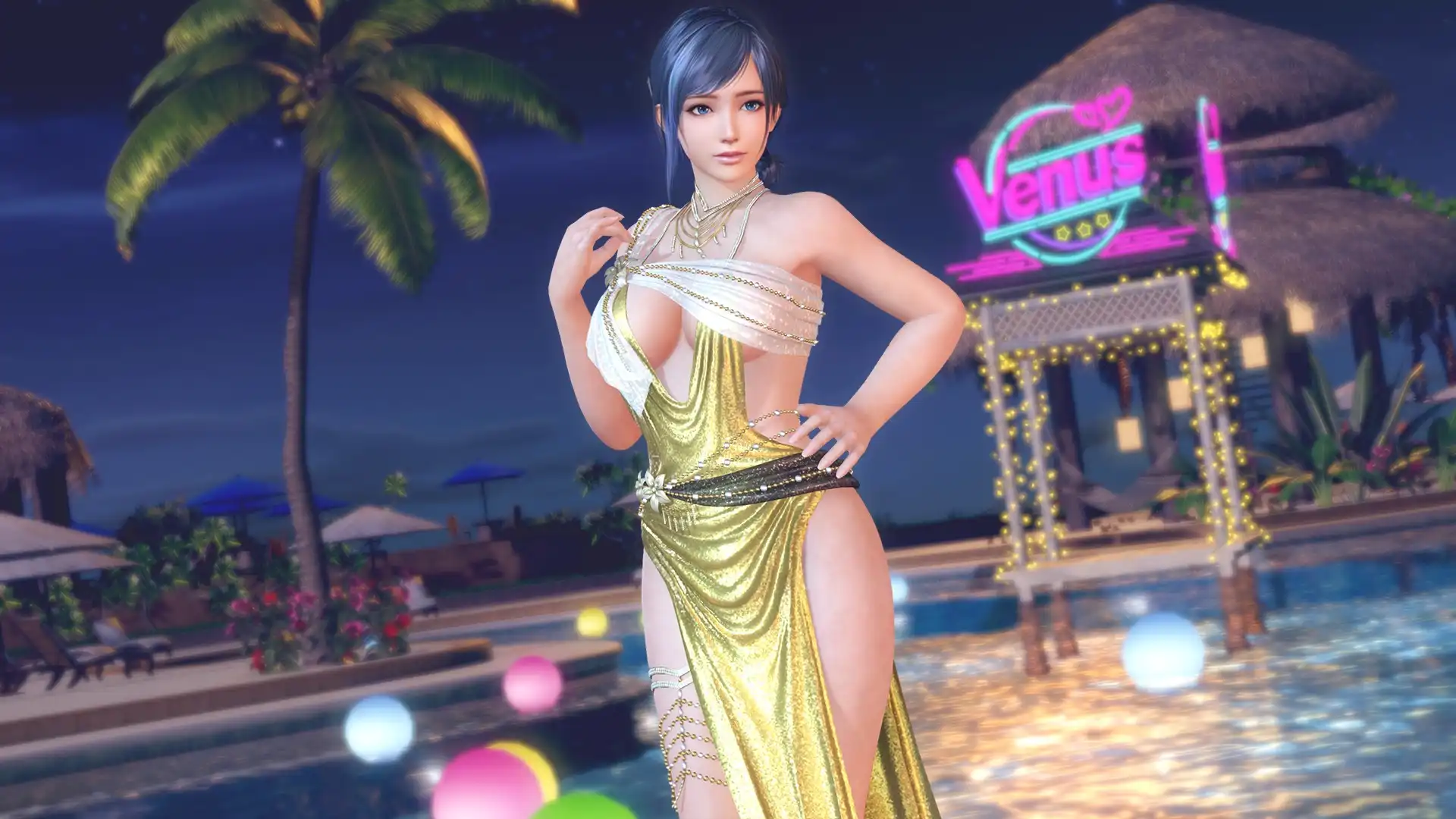 《DEAD OR ALIVE Xtreme Venus Vacation》慶祝 7 週年！身穿派對禮服泳裝慶祝♥～紀念穿搭抽卡最多免費 70 抽！～