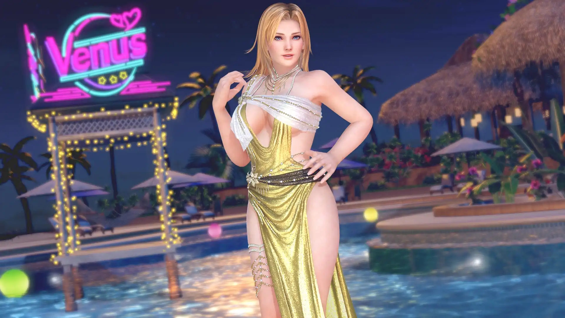 《DEAD OR ALIVE Xtreme Venus Vacation》慶祝 7 週年！身穿派對禮服泳裝慶祝♥～紀念穿搭抽卡最多免費 70 抽！～
