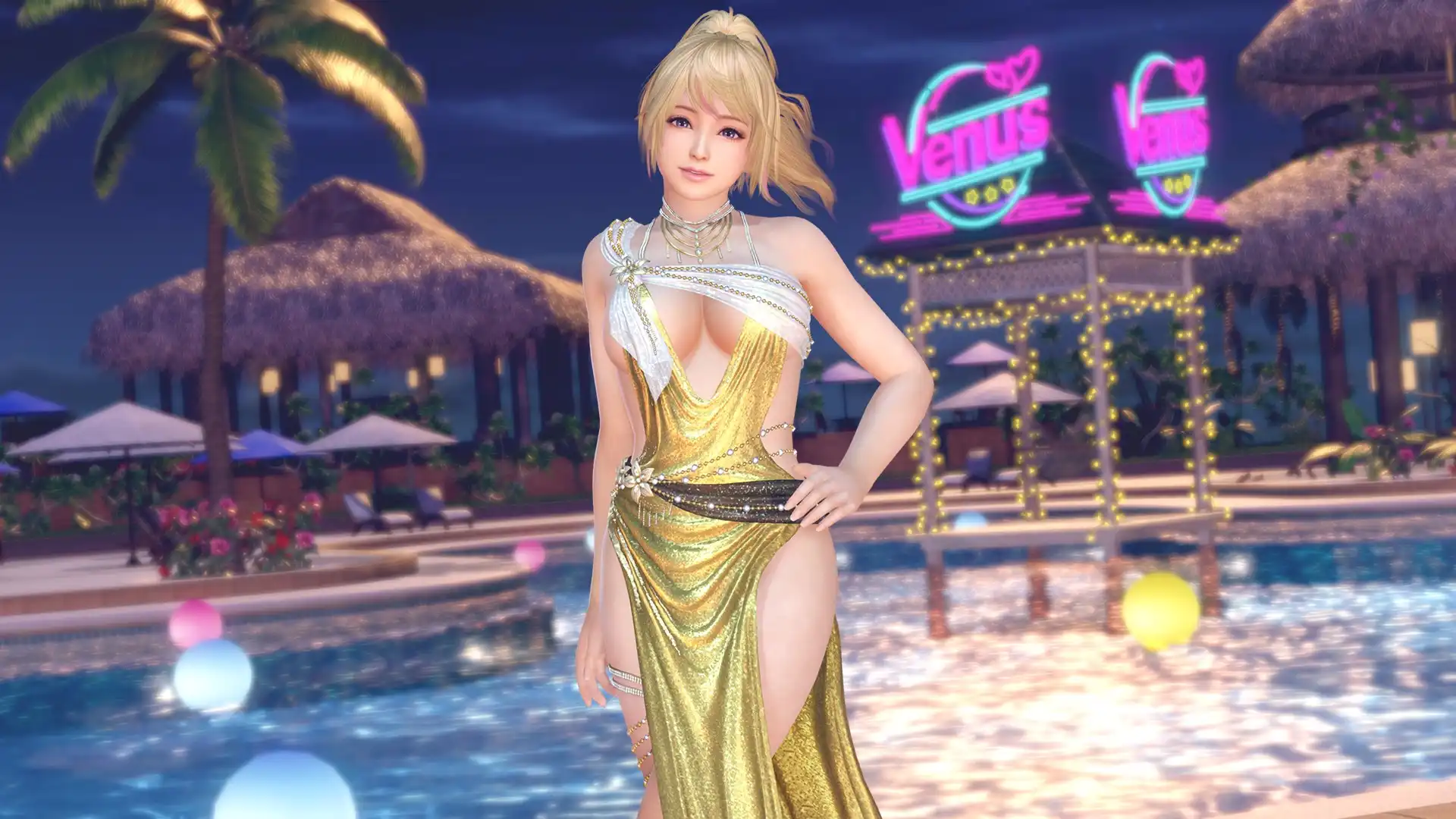 《DEAD OR ALIVE Xtreme Venus Vacation》慶祝 7 週年！身穿派對禮服泳裝慶祝♥～紀念穿搭抽卡最多免費 70 抽！～