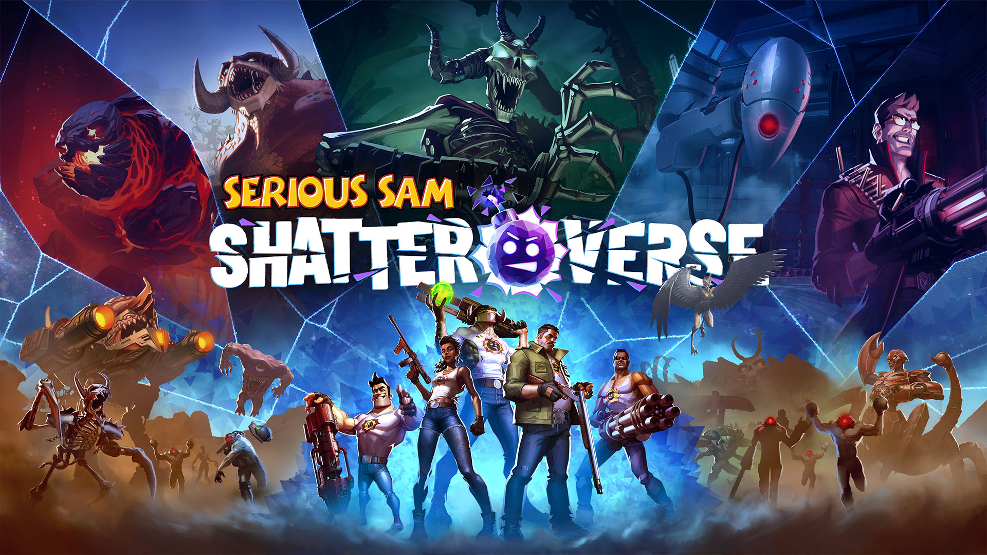 千呼萬喚又一作！Devolver Digital 經典系列 FPS《重裝武力：破碎宇宙 Serious Sam: Shatterverse》跨越世界線、爽快射擊體驗將於今年登上 PC、PlayStation 5 與 Xbox Series X|S