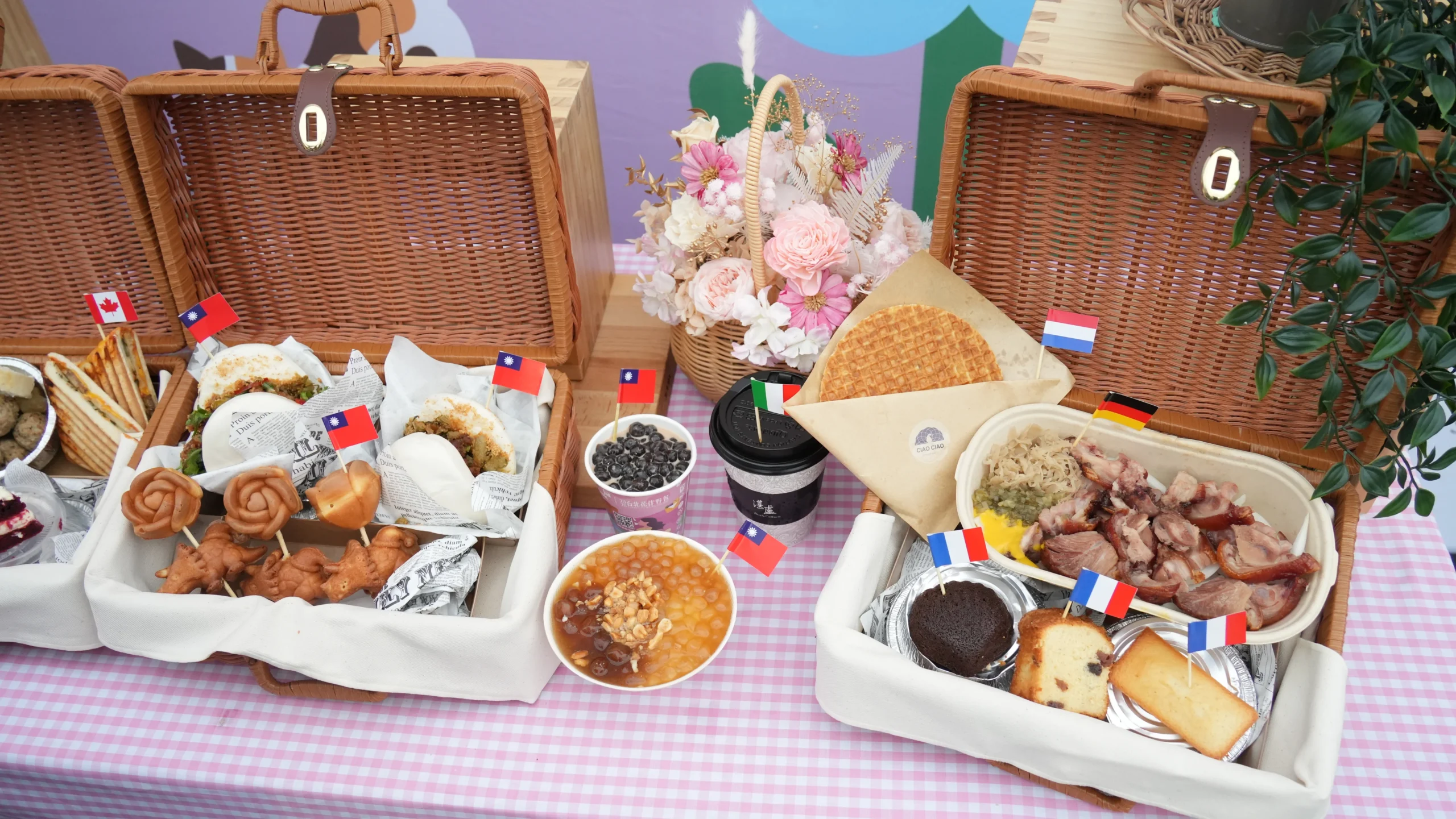 【開箱】2026 台北花伴野餐攜手《Pokémon GO》，各國美食餐籃大開箱，一齊走春樂抓寶！