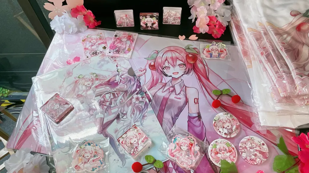 初音粉必逛！ANIQUE 攜手知名繪師打造《櫻花初音》三創快閃店，全新周邊浪漫首發