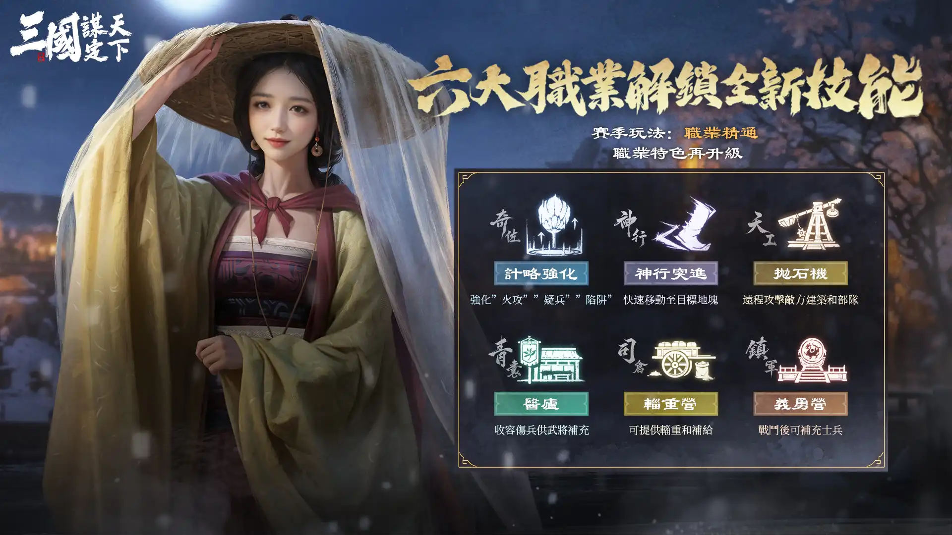 《三國：謀定天下》S3 賽季「風雲再起」4 月 25 日登場，全新武將戰法、地形機制、職業系統等多樣玩法隆重推出!