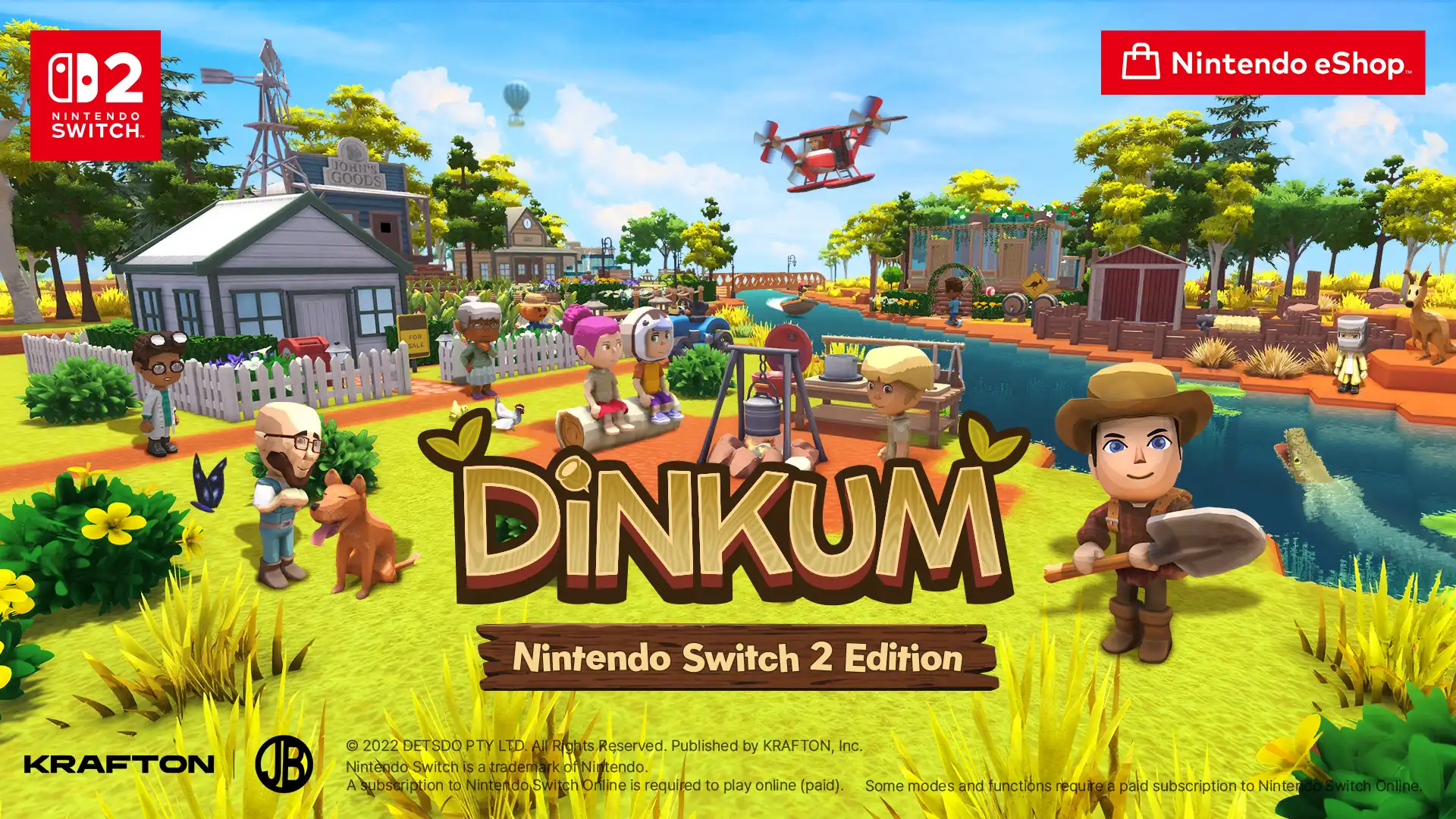 慶祝《金墾小鎮》(Dinkum) Steam 一週年 推出重大更新內容並登陸 Nintendo Switch 2