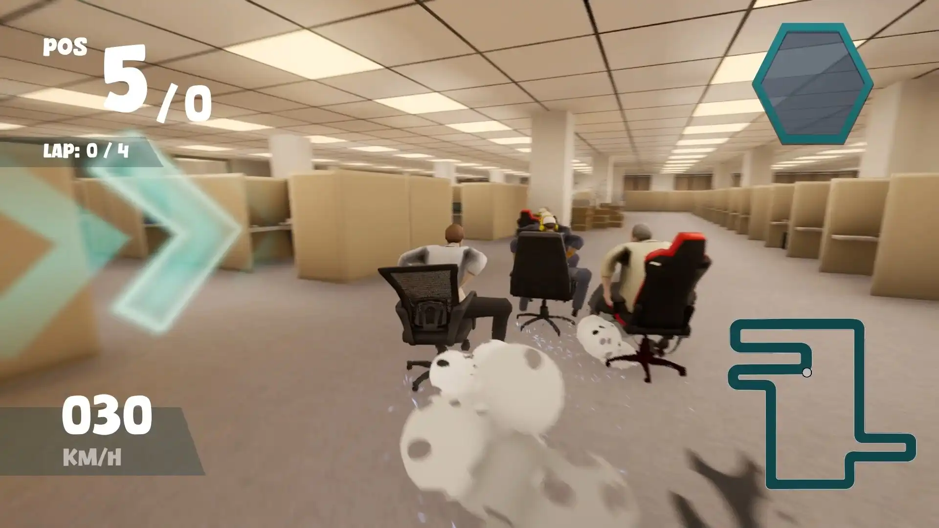 你駕駛辦公椅的技術夠好嗎？競速遊戲《Need for Seat》現已上架 Steam 發售日期待定