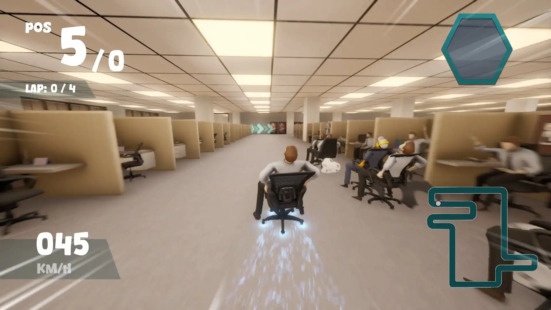 你駕駛辦公椅的技術夠好嗎？競速遊戲《Need for Seat》現已上架 Steam 發售日期待定