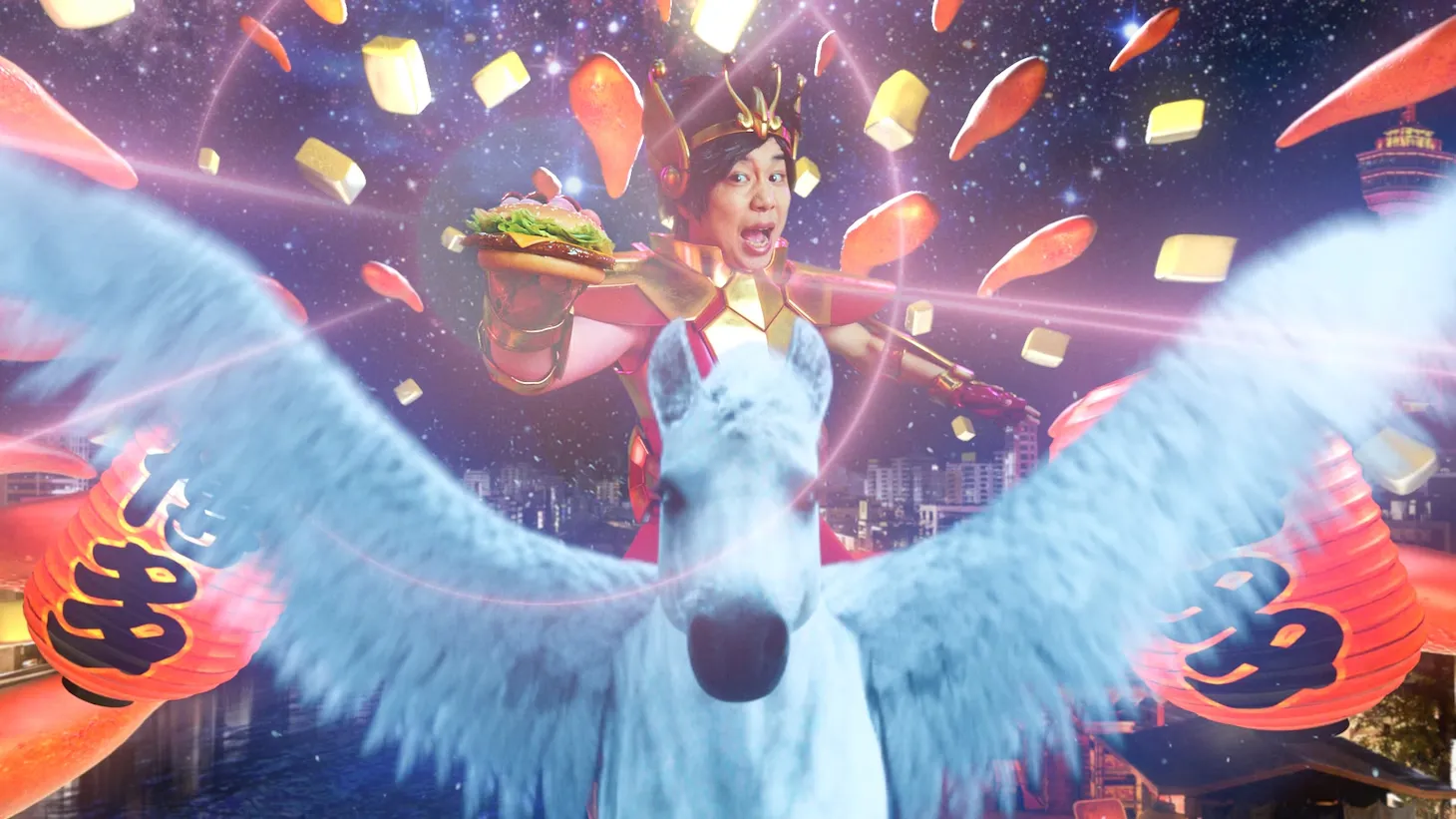 燃燒吧小宇宙!日本麥當勞聯名《聖鬥士星矢》 霜降明星「Seiya」神還原星矢大唱洗腦神曲