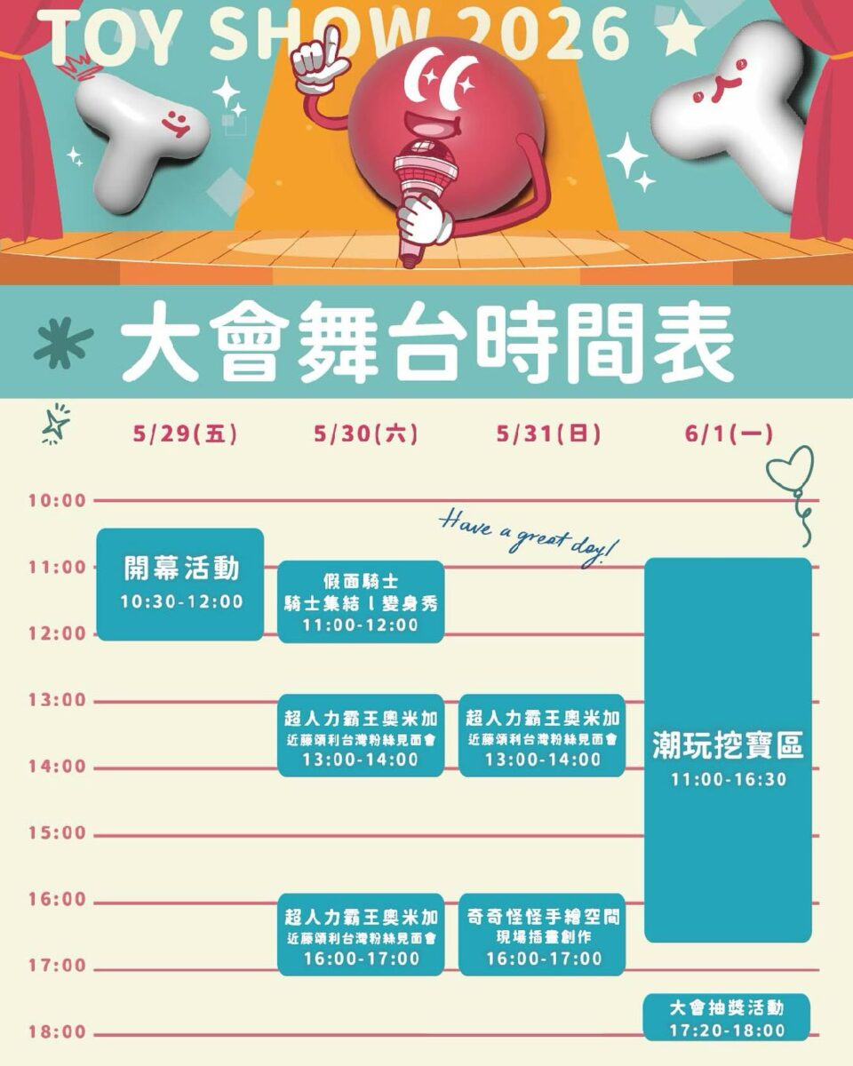 直擊 2026 台北國際潮玩授權展，亮點攤位一覽無遺！