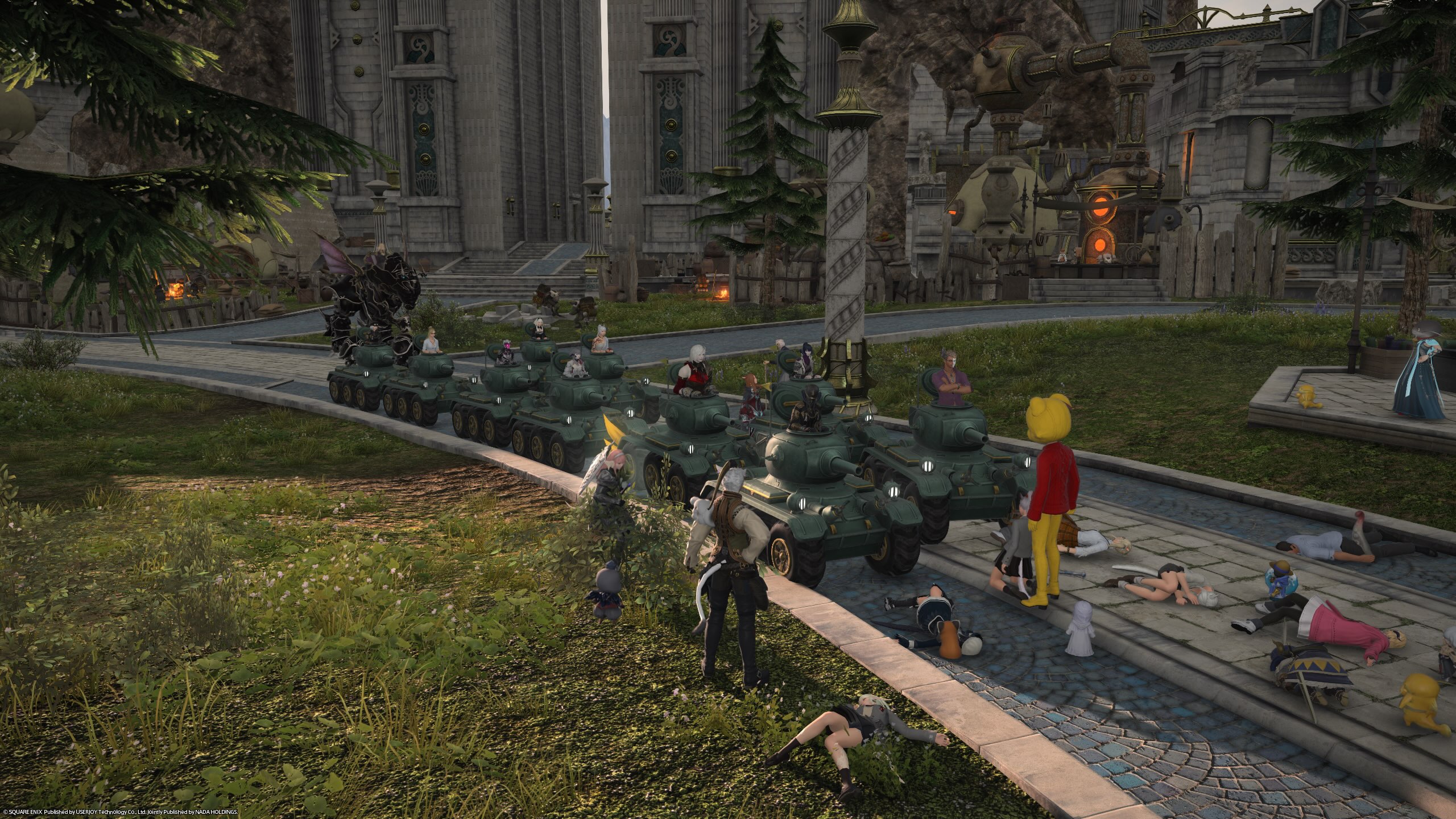 5 月 35 日！《Final Fantasy XIV》玩家自發聚集「坦克遊行」　中國多款遊戲祭出「聊天維護公告」