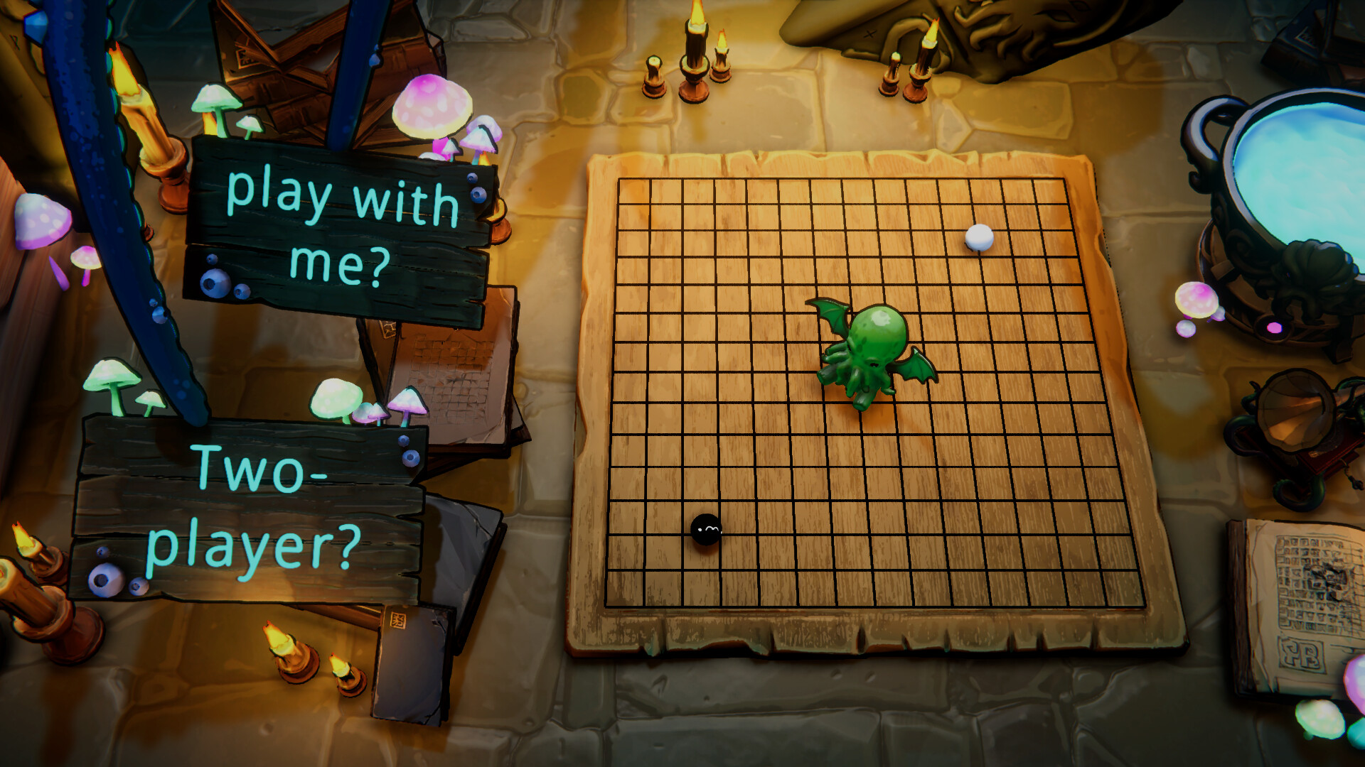 你有佐為我有克總!《克蘇魯圍棋教學》Steam 商店頁面公開,與傲嬌的克蘇魯展開奇耙對弈